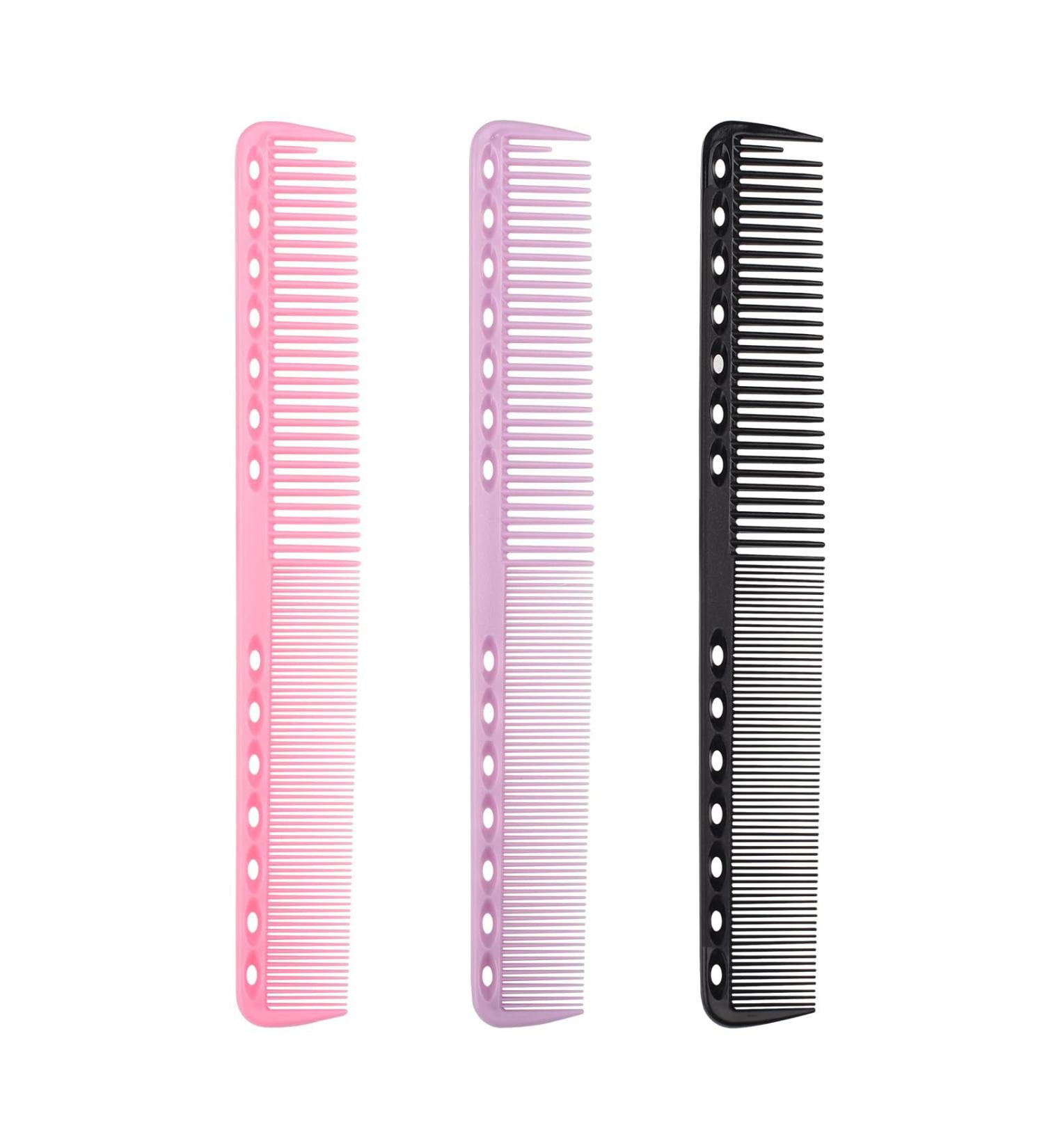 3 Pcs Cutting Comb Fine Tooth Comb Hair Cutting Comb Highlighting Comb Clipping Comb Hair Styling Comb for Hair Barber Salon Barber Comb for Women Men Hairdressing Tool - Buy Online on SooperMarket.com