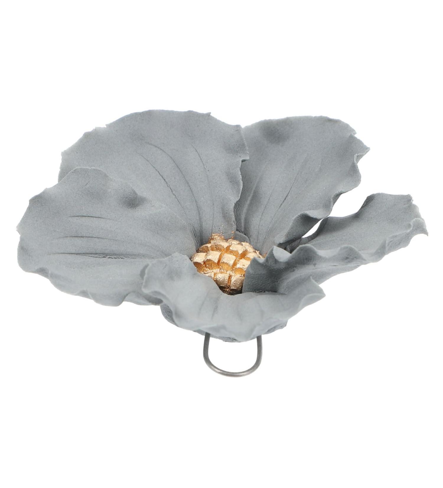 HOLIDYOYO 1 Set Ceramic Hibiscus Wall Art Outdoor Sunflower Decor Floral Wall Decoration Ceramics 7.5X7.2X2.4CM - Buy Online on SooperMarket.com