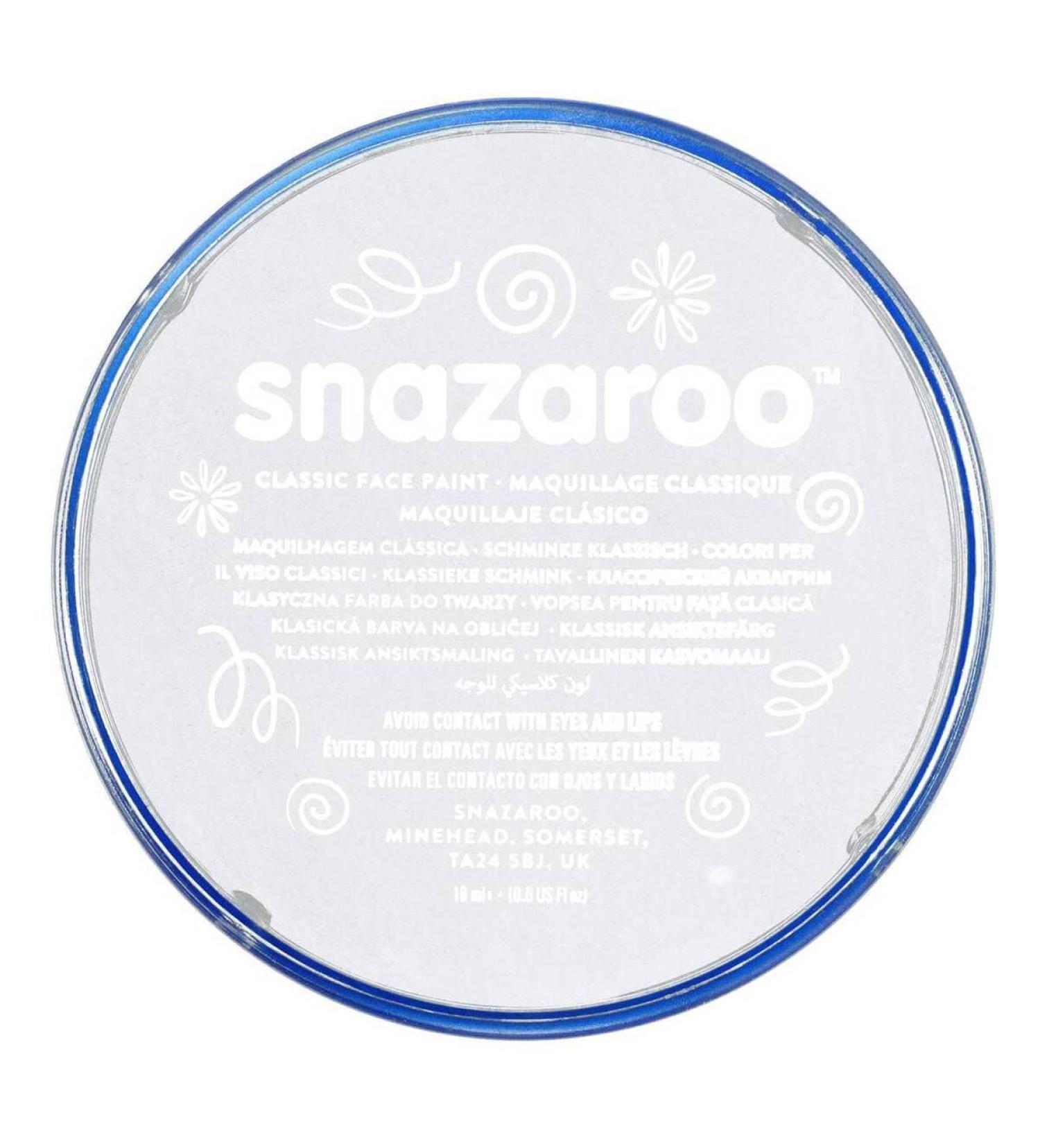 SK INFINITY Snazaroo Classic Face Paint 18ml Professional Water Based Makeup for Adults & Kids Halloween - Classic White - Buy Online on SooperMarket.com