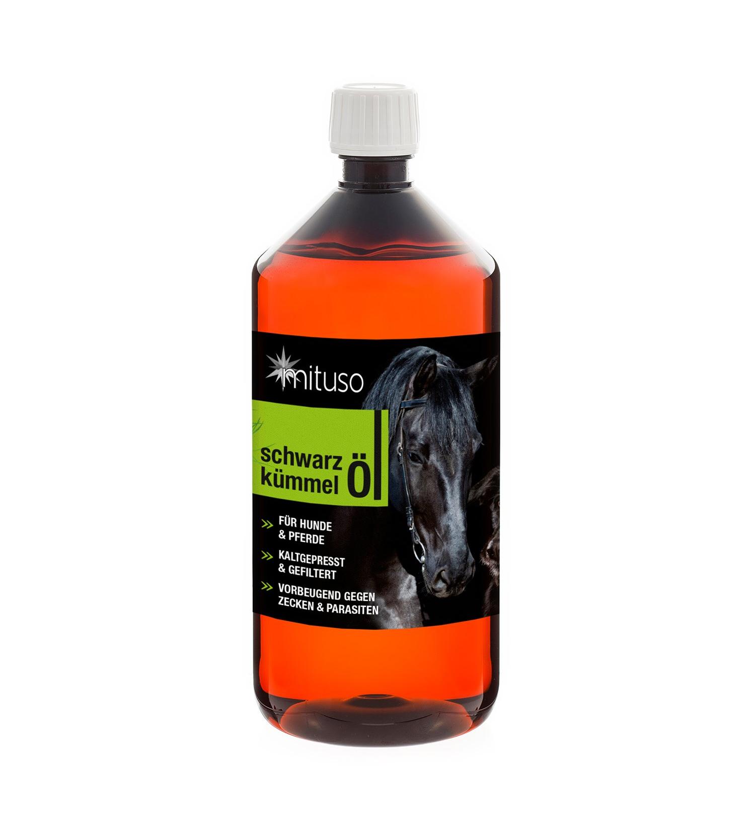 Mituso Black Cumin Oil 1L for Dogs & Horses - 100% Pure & Cold Pressed | Premium Pet Health Supplement - Buy Online on SooperMarket.com