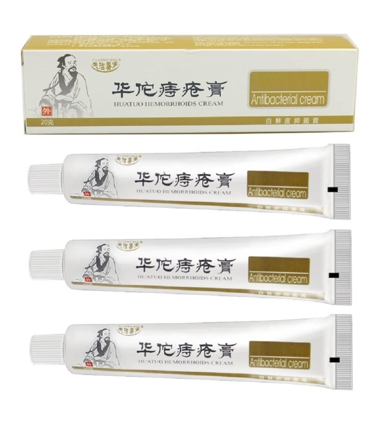 3PCS Chinese Herbal Hemorrhoids Cream - Hemorrhoids Ointment for Anus Prolapse & Anal Fissure - Buy Online on SooperMarket.com
