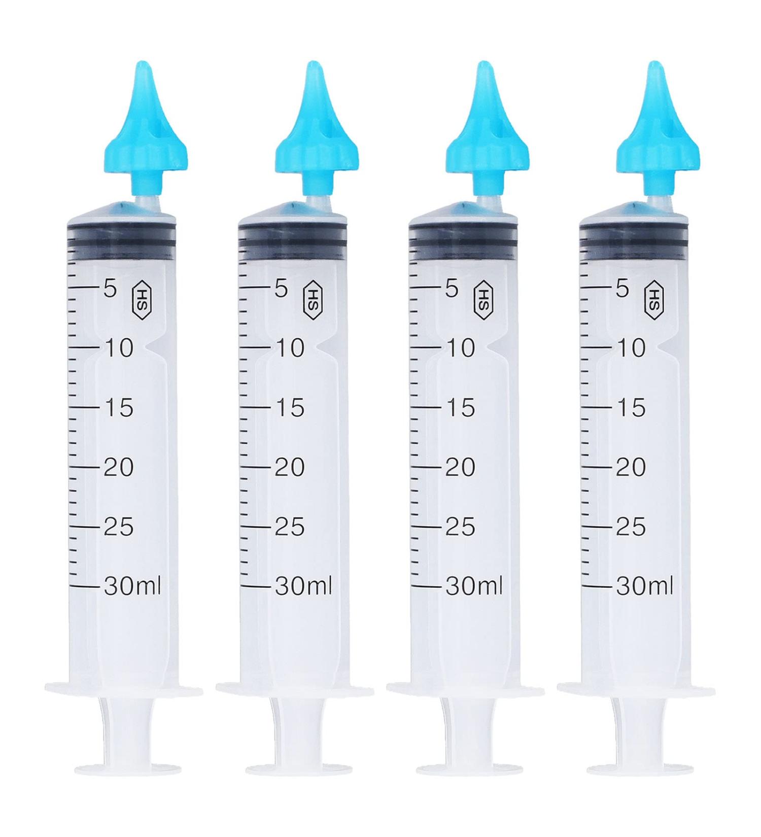 30ml Ear Wax Cleaning Syringe | Ear Wax Flusher Tool for Effective Ear Cleaning Irrigation - Buy Online on SooperMarket.com