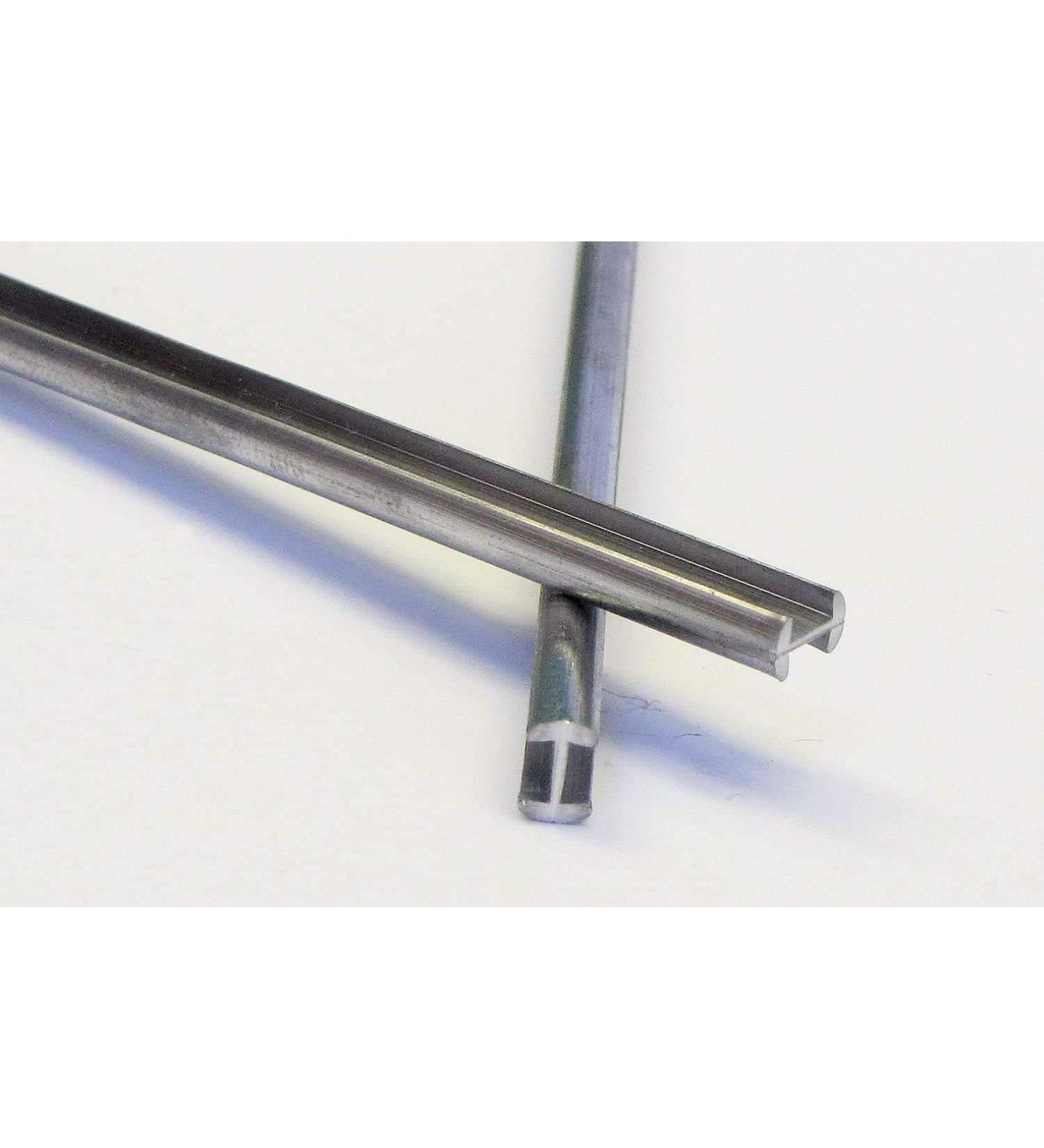 3/16 inch Round H Lead Came - Sturdy and Flexible for Stained Glass Projects - Buy Online on SooperMarket.com
