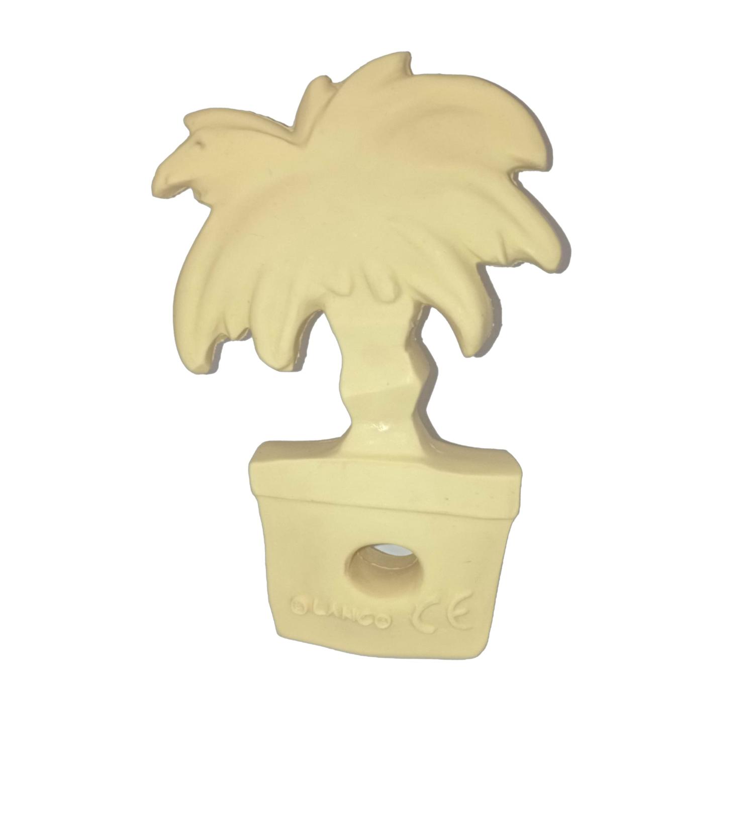 Lanco 100% Natural Rubber Teething Ring Palm - Yellow 200g | Safe Eco-Friendly International Shipping - Buy Online on SooperMarket.com