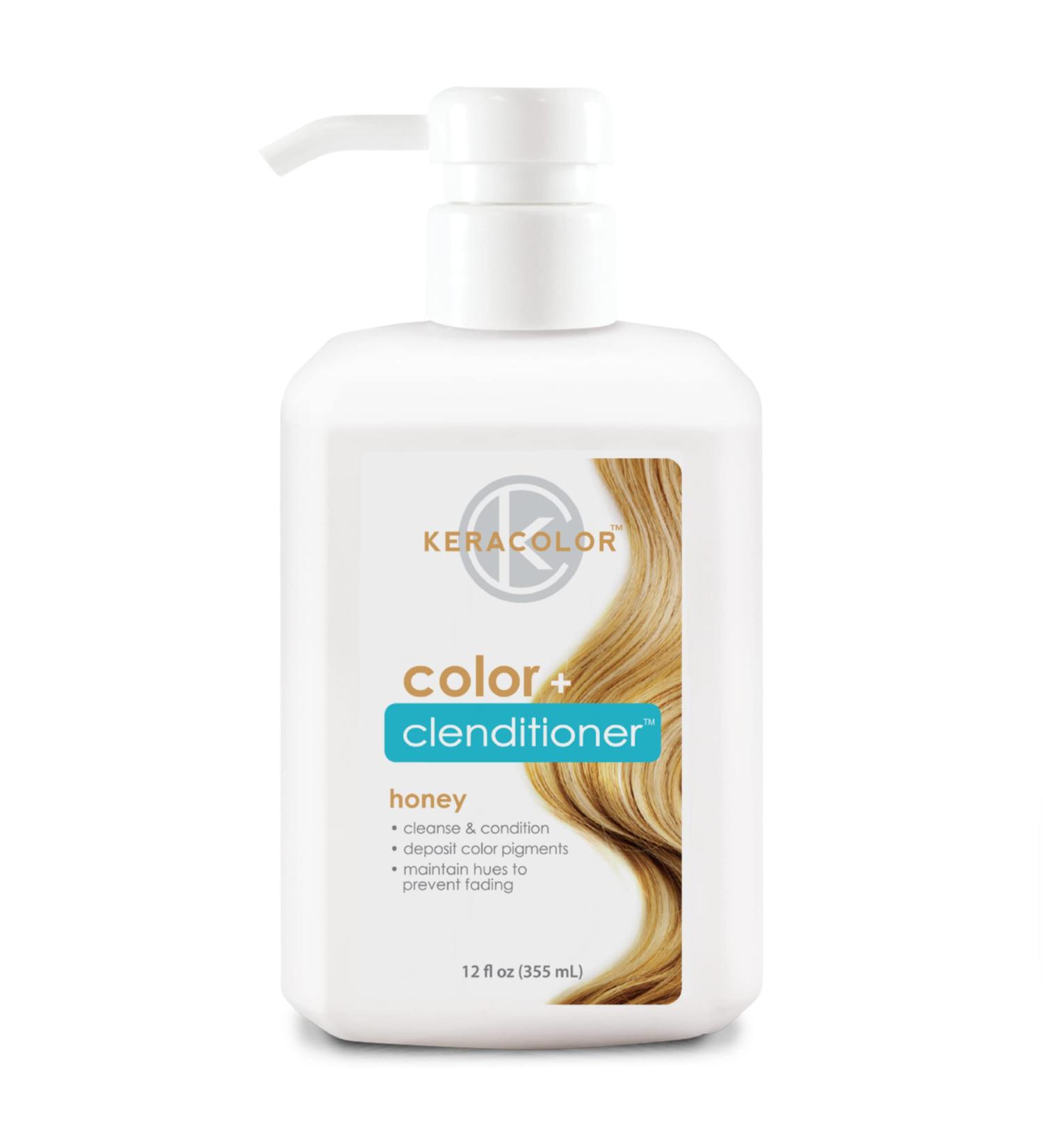 Keracolor Clenditioner Hair Dye - Semi Permanent Color Depositing Conditioner (Honey) - 12 Fl Oz - Cruelty-Free - 20 Colors Available - Buy Online on SooperMarket.com