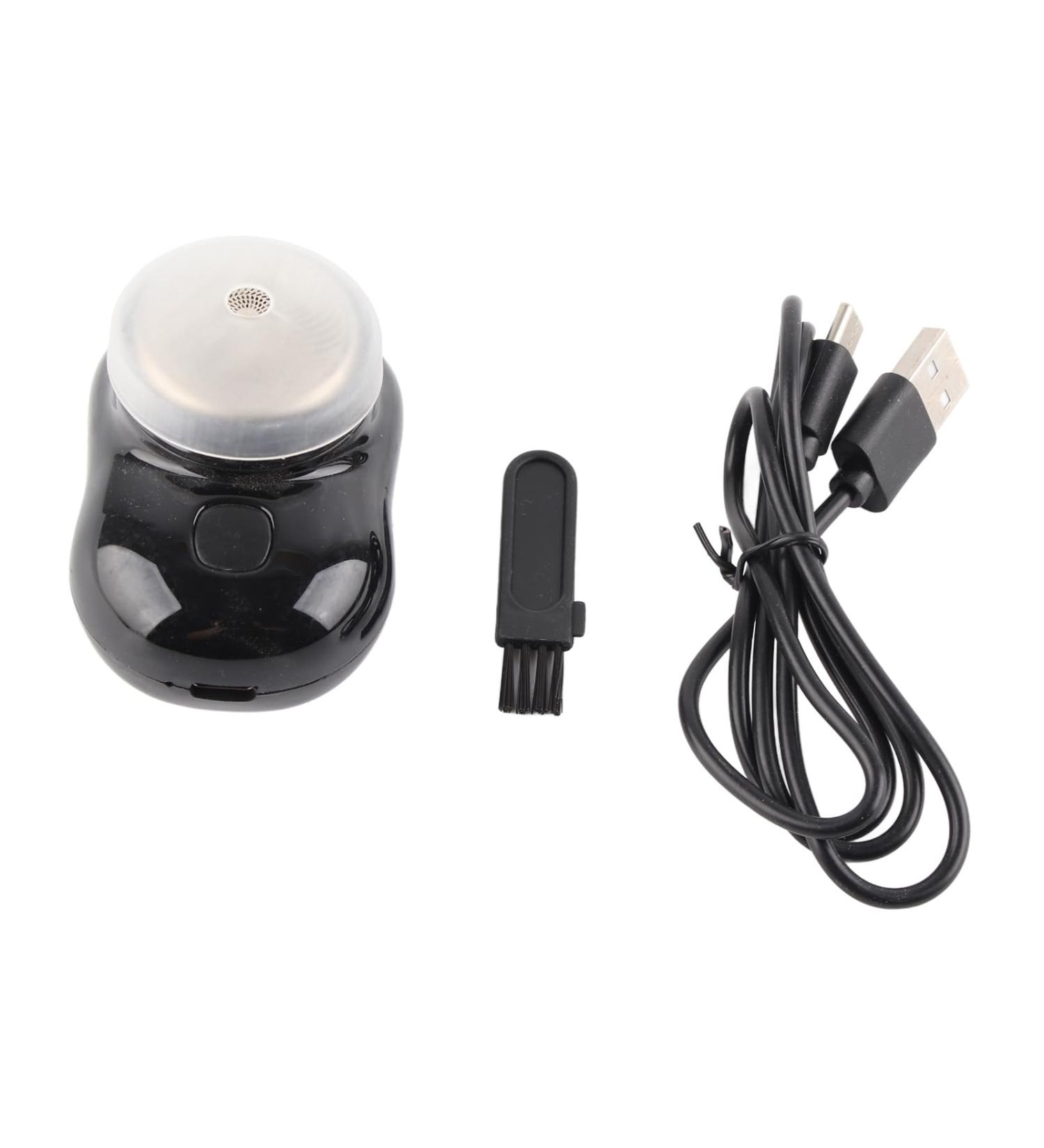 Premium Electric Beard Trimmer - Double Ring Blade Stable & Quiet Hair Cutter for Home Use (Black - Buy Online on SooperMarket.com