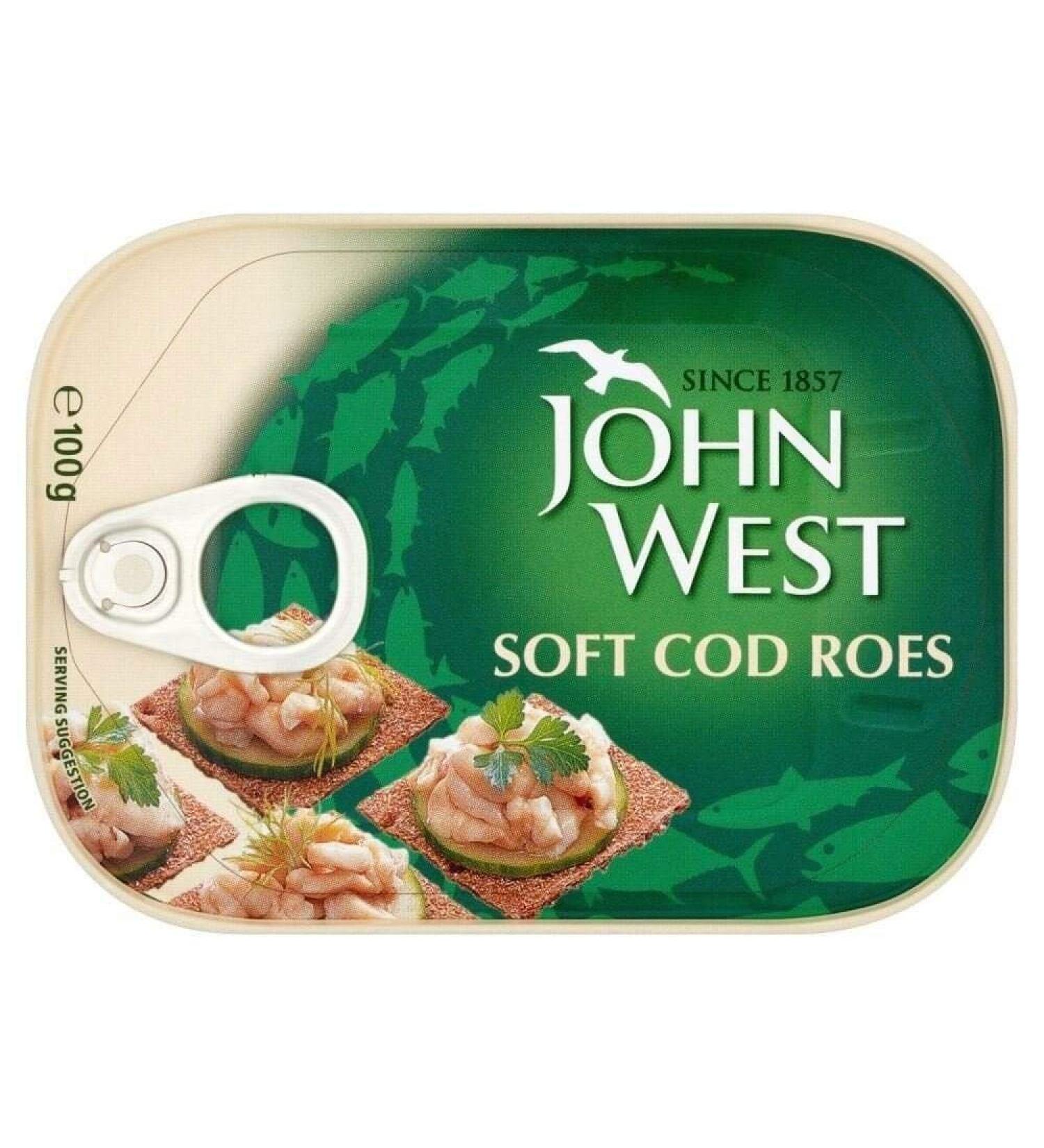 John West Soft Cod Roes 100 g