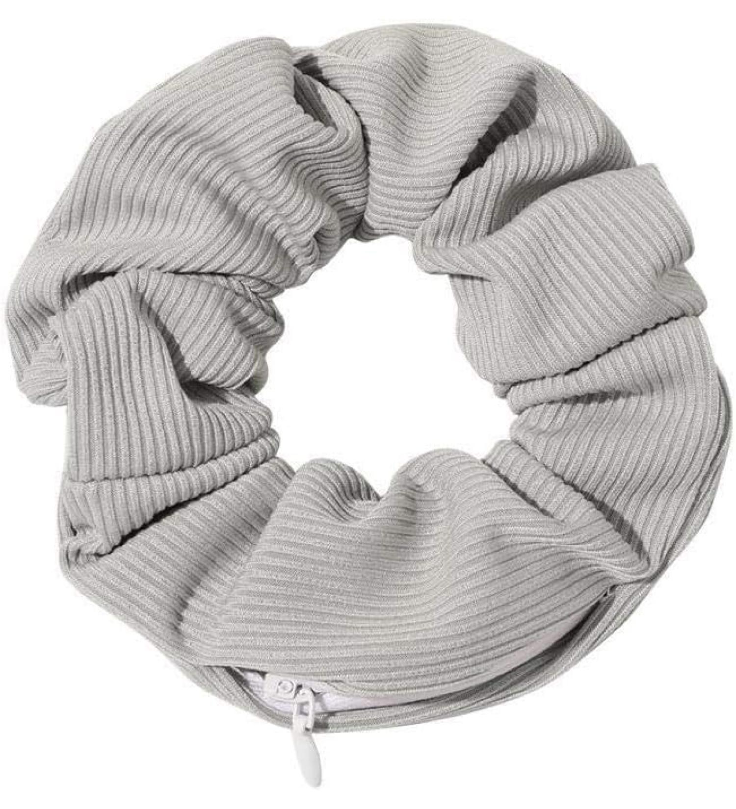 Hair Scrunchies With Zipper Hidden Pocket Storage Fabric Cloth Hair Ties Elastic Pocket Hair Ties Large Ponytail Holder Hair Bow Elastics Bands Scrunchy for Women Girls Daily Party Hair Accessories - Buy Online on SooperMarket.com