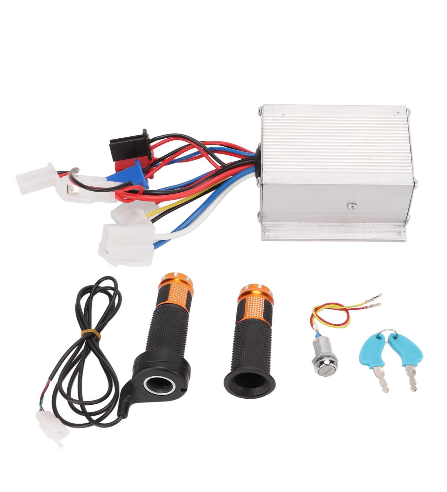 Motor Speed Controller Kit - 24V 250W Brushed Motor Throttle Grip for Electric Scooter Bike & Tricycle - International Shipping - Buy Online on SooperMarket.com
