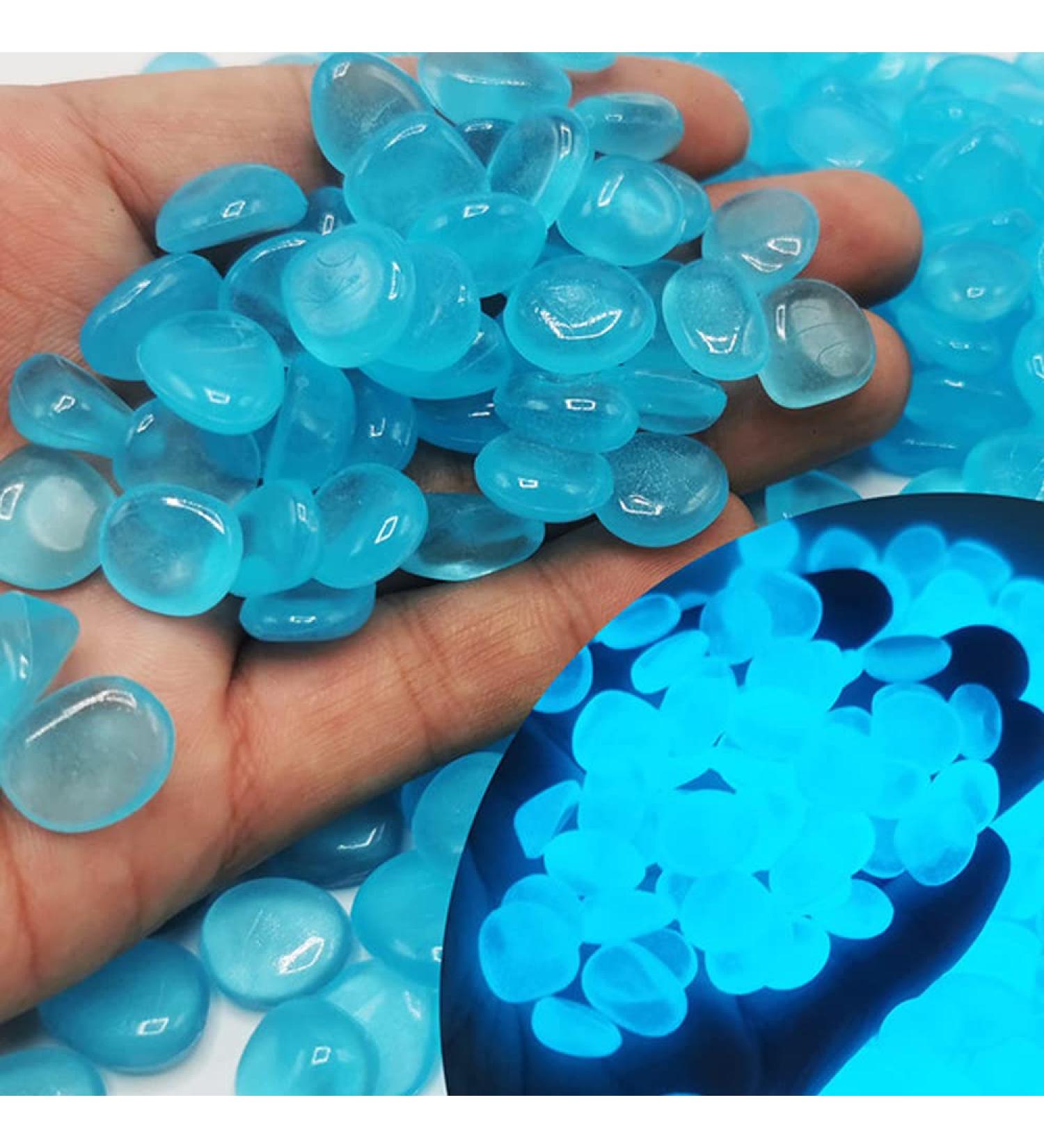 300 Colorful Fluorescent Stones - Bright Pebbles for Garden Decoration & Sidewalks - Buy Online on SooperMarket.com