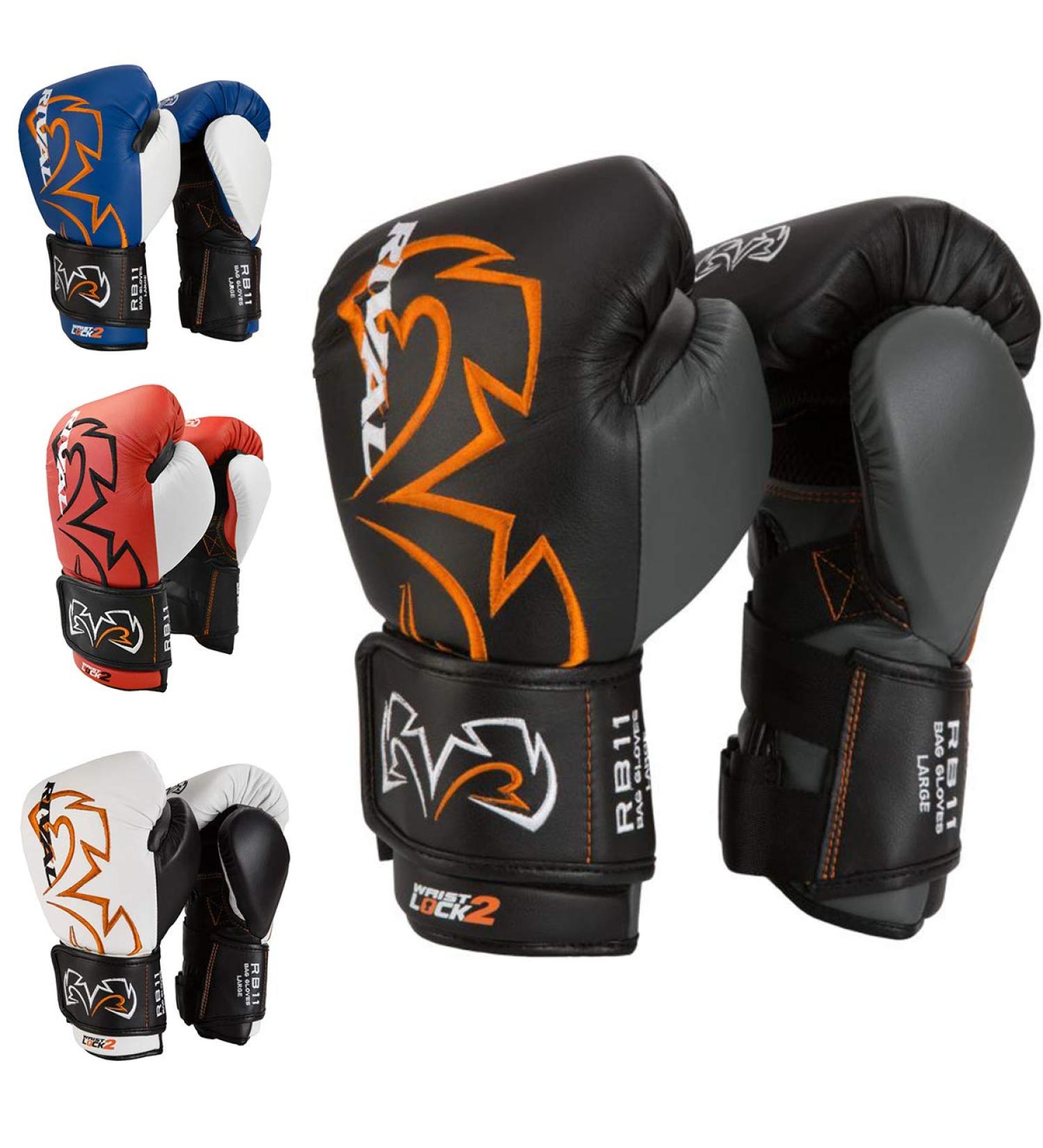 RIVAL Boxing RB11 Evolution Bag Gloves - Hook and Loop Closure, 1.25 Closed Cell Foam Padding - Ideal for Intense Heavy Bag Training - Buy Online on SooperMarket.com