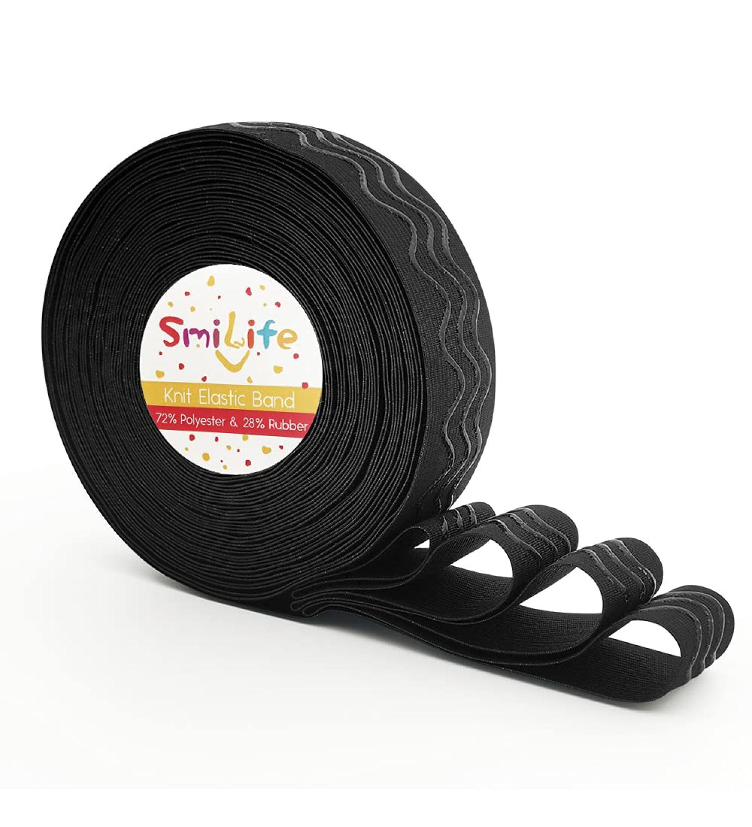 SmiLife 1.1 Non-Slip Silicone Gripper Tape for Clothing - 12 Yards, Black - Buy Online on SooperMarket.com