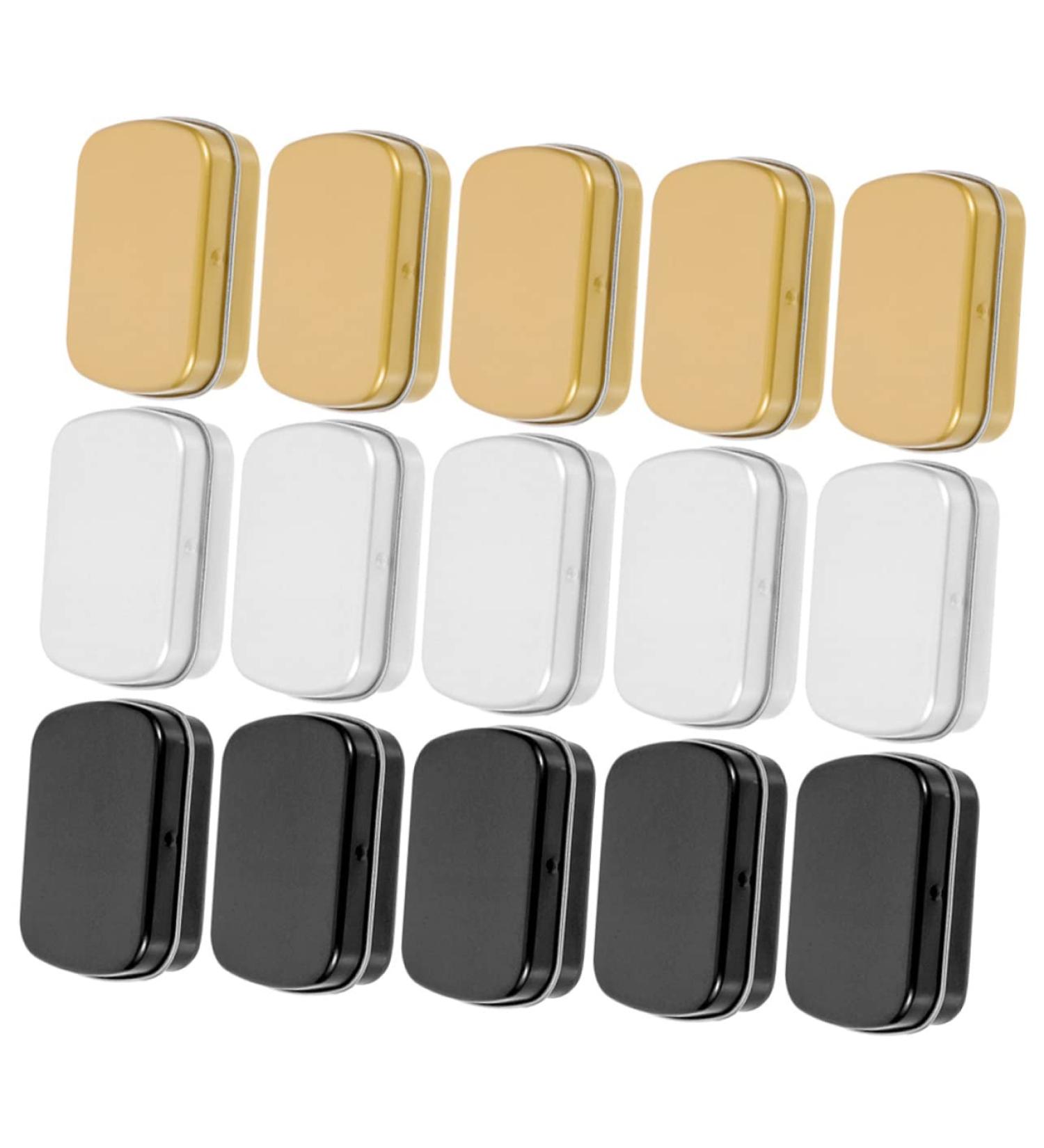 HAPINARY 15pcs Mini Tin Box Tin Cans with Lids Food Containers with Lids Small Tins with Lids Tinplate - Buy Online on SooperMarket.com