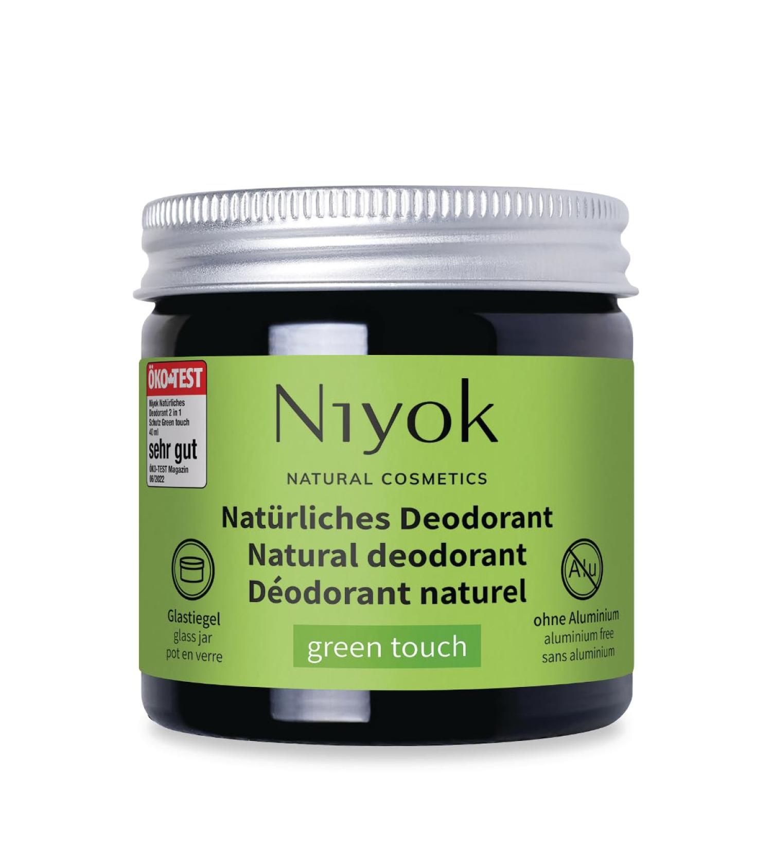 Natural Aluminum-Free Deodorant & Antiperspirant - Green Touch Scent 40ml | International Shipping - Buy Online on SooperMarket.com