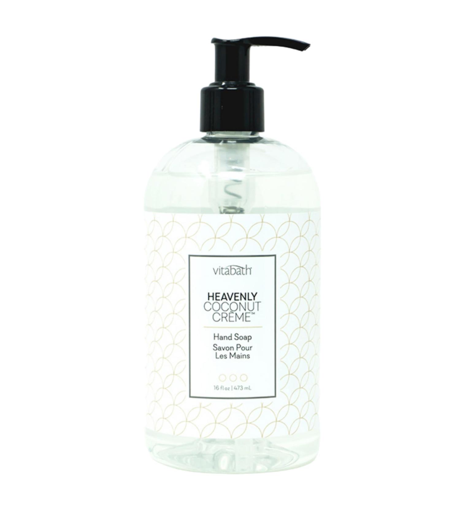 Vitabath Heavenly Coconut Creme Hand Soap - Nourishing Aloe & Antioxidants | Cruelty-Free Gluten-Free Paraben-Free - 16 oz - Buy Online on SooperMarket.com
