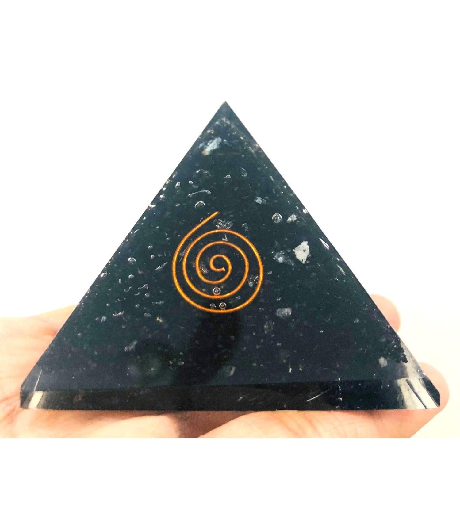 crystalmiracle Tourmaline Orgonite 47 Mm Feng Shui Pyramid Crystal Gemstone Healing Wellness Psychic Energy Metaphysical Vaastu Bagua - Buy Online on SooperMarket.com