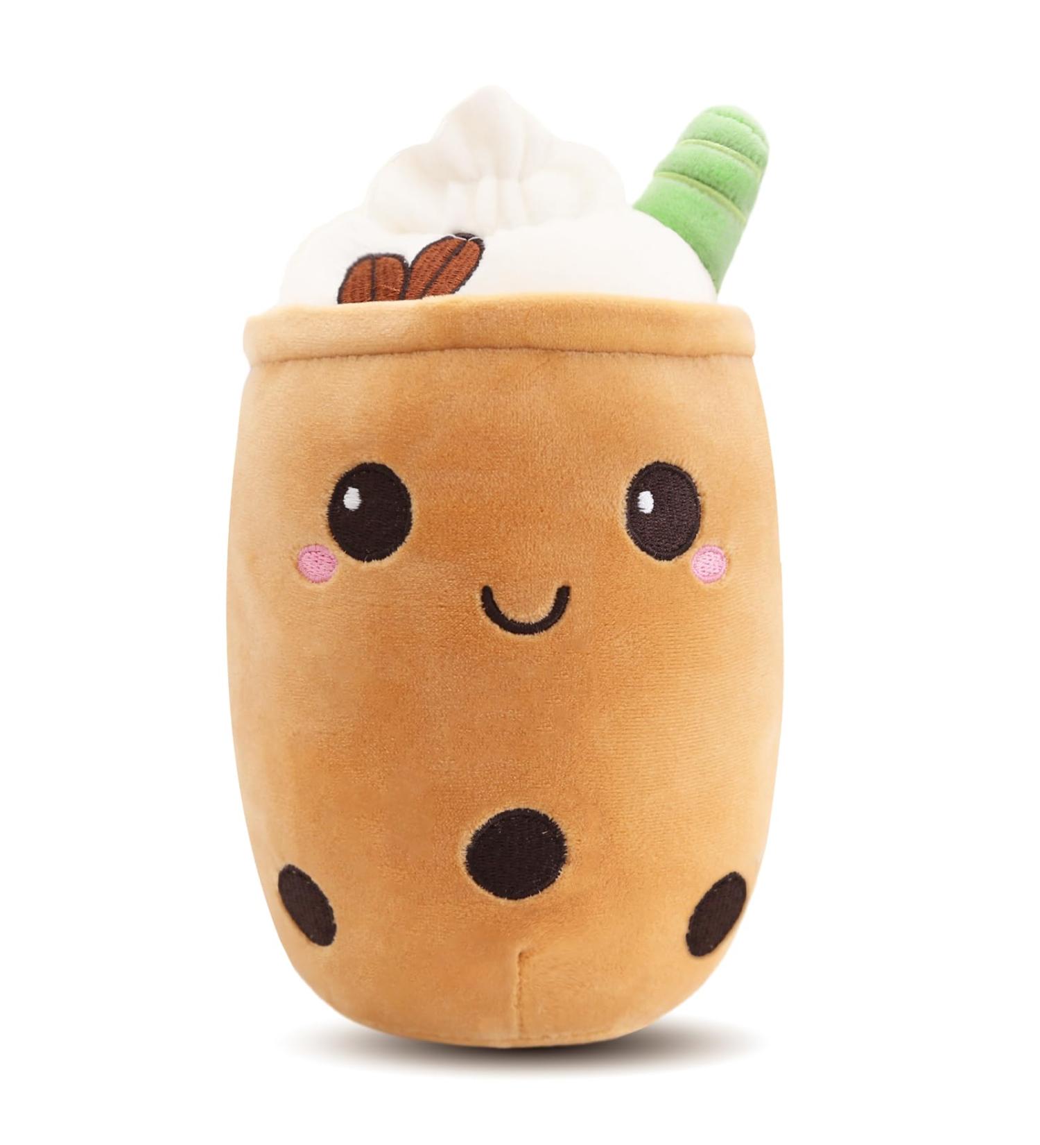 Guiffly Bubble Tea Plush Boba Toy Soft & Fluffy Cuddle Pillow for Kids and Adults - Buy Online on SooperMarket.com