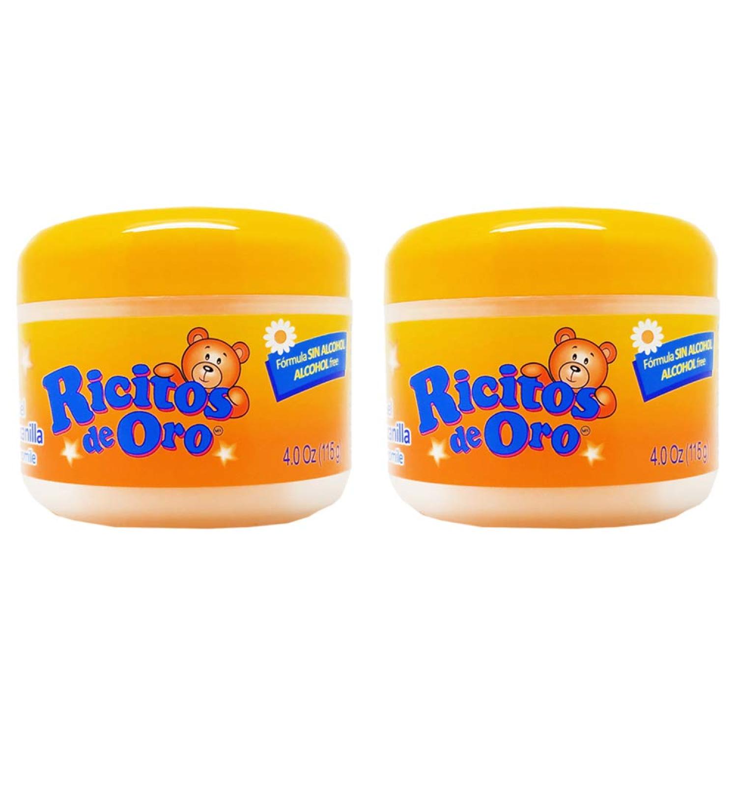 Ricitos De Oro Chamomile Baby Styling Gel - Alcohol Free, Non-Greasy - 4 oz | Pack of 2 - Buy Online on SooperMarket.com