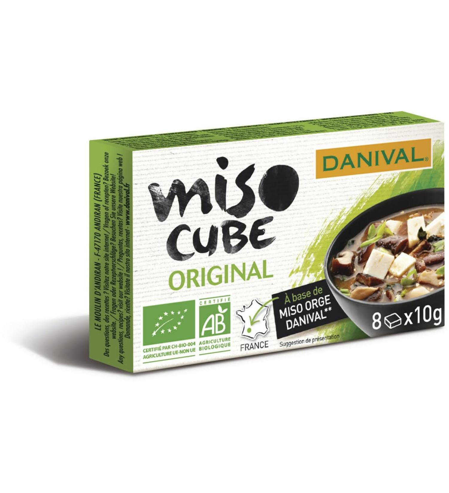 Danival Bio Miso Cube Original (6 x 80 g) 6 x 80 gr