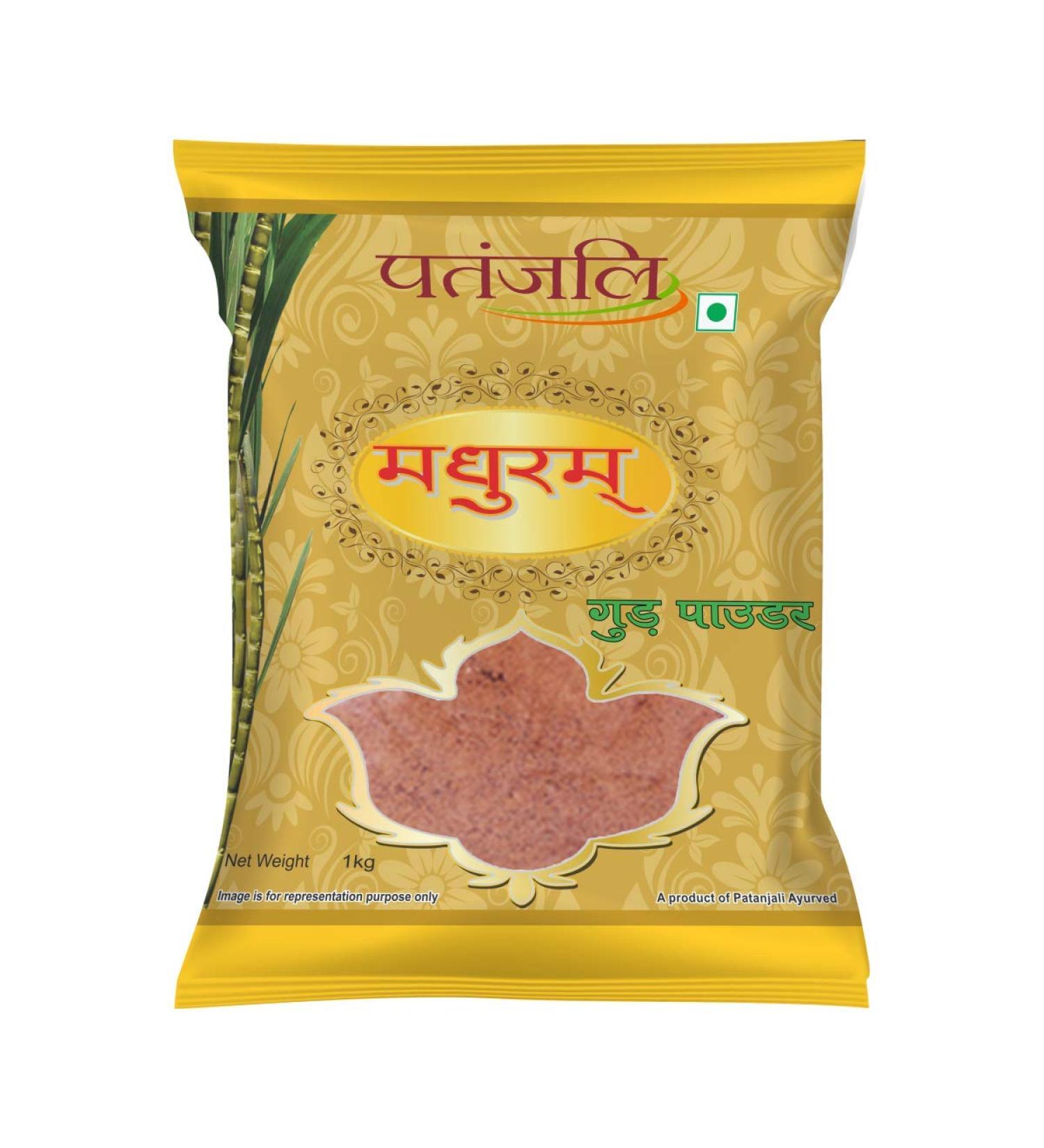 Patanjali patanjali MADHURAM SUGAR (JAGGERY POWDER) 1 kg - Buy Online on SooperMarket.com