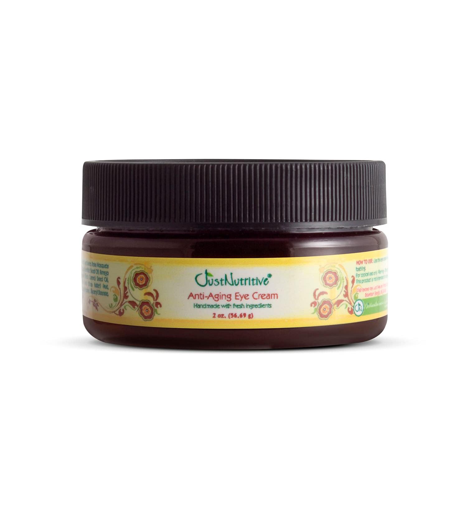 Anti-Aging Eye Cream with Nutritive Ingredients - 2oz | Best Under Eye Wrinkle Treatment for Crows Feet | Just Nutritive - Buy Online on SooperMarket.com