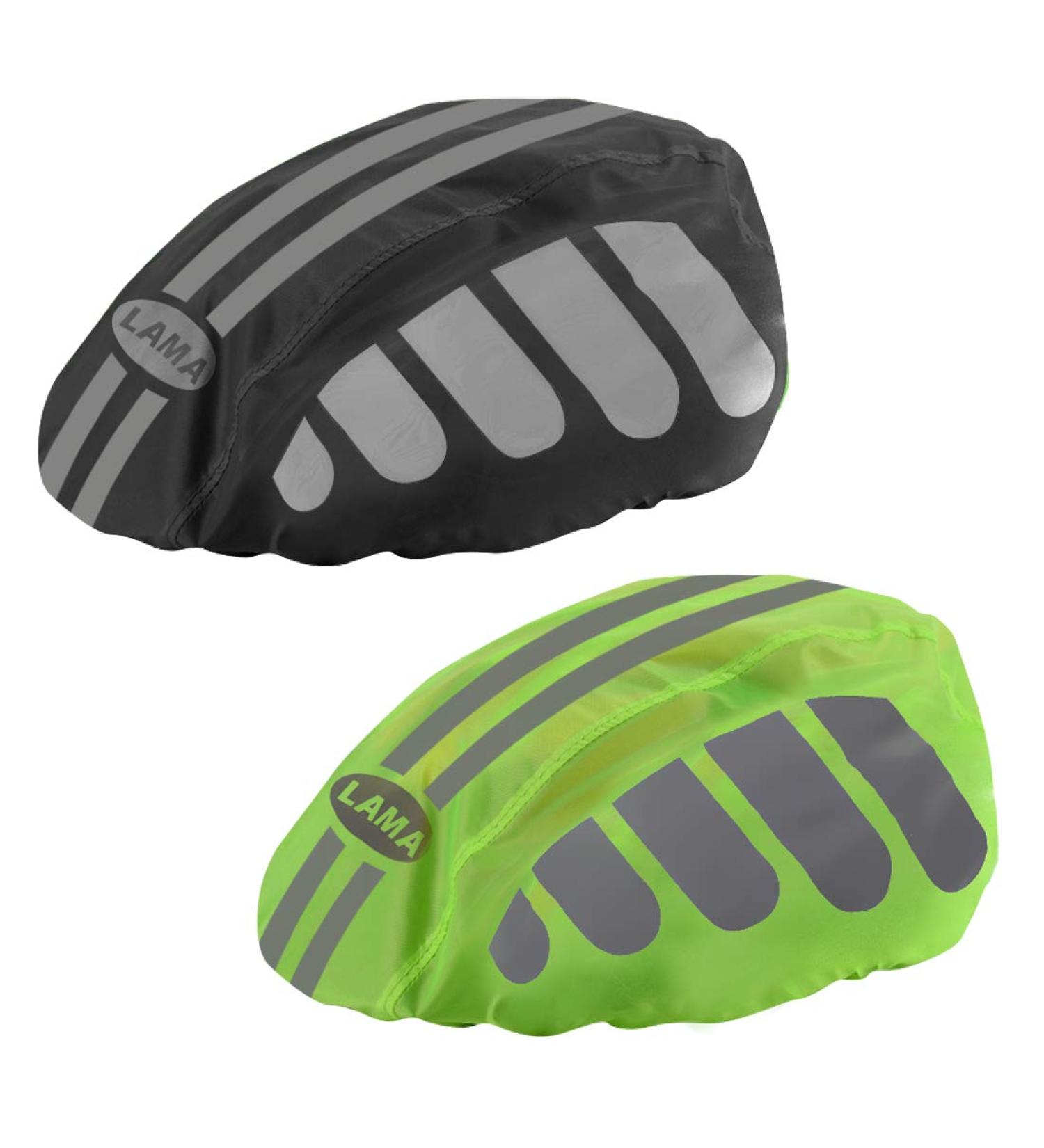 Waterproof Bicycle Helmet Rain Cover - 2-Piece Unisex Rain Protection for Men & Kids - Black & Green - Buy Online on SooperMarket.com