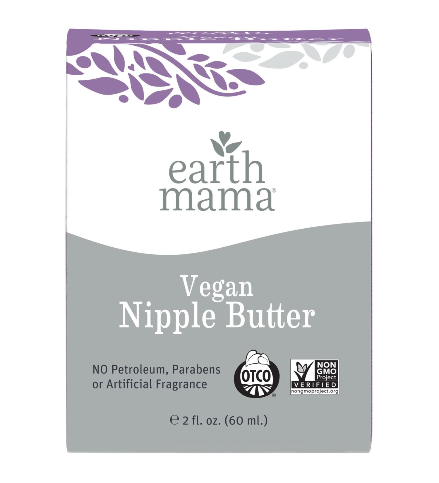 Vegan Nipple Butter by Earth Mama | Lanolin-Free Breastfeeding Cream 2 oz - Buy Online on SooperMarket.com