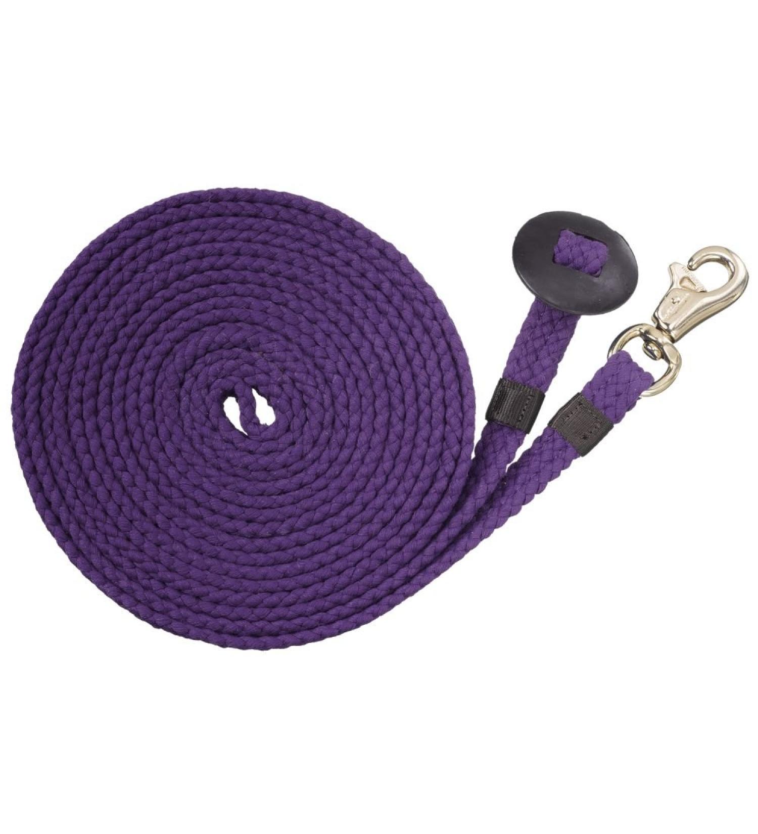 Tough-1 Flat Cotton Lunge Line Purple