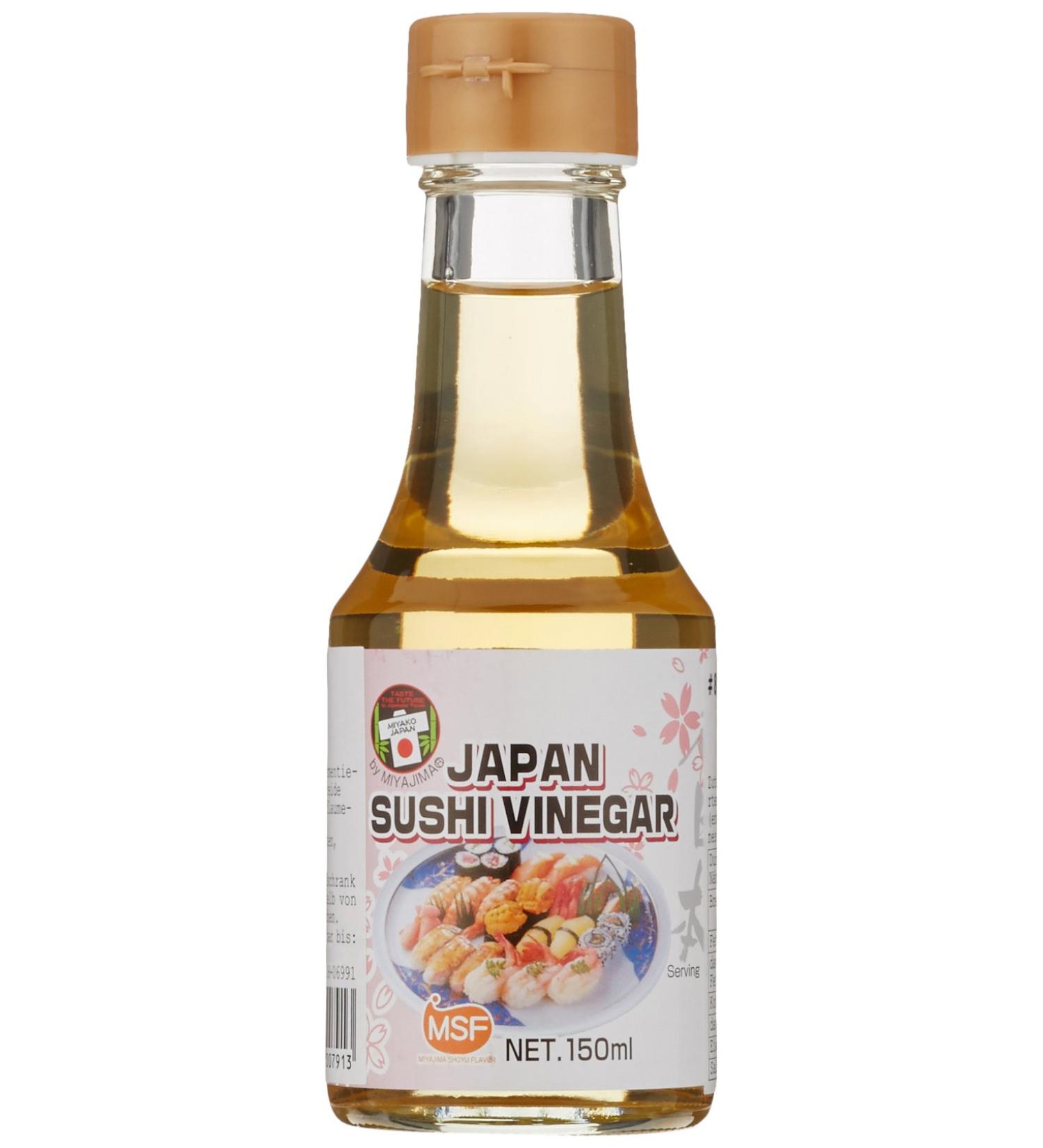 Miyako Rice Vinegar for Sushi | 2.2% Acid Sushi Su | 150 ml (1 Pack) - Perfect for Authentic Sushi Making - Buy Online on SooperMarket.com