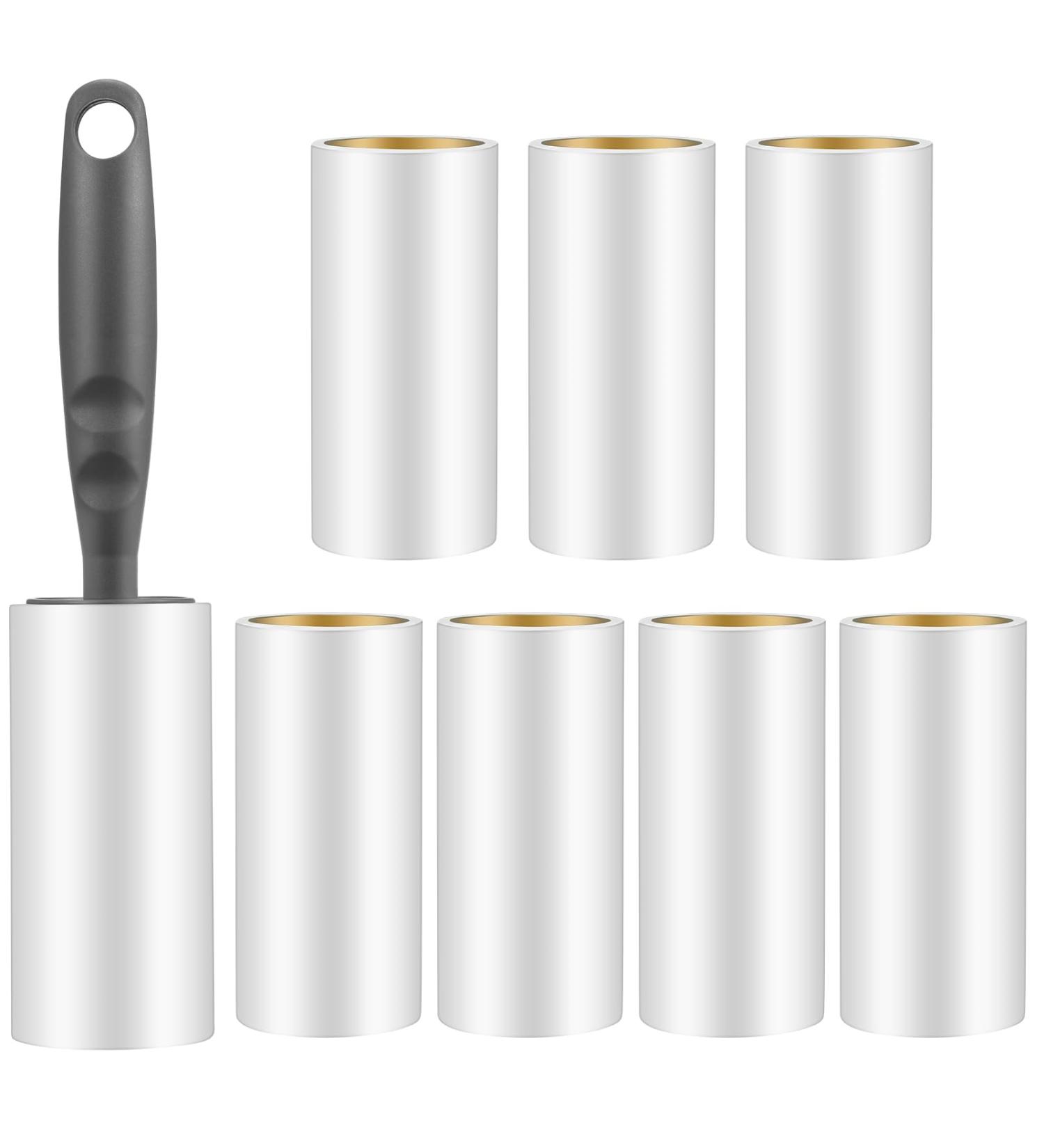 8 Roll Lint Roller for Clothing & Pet Hair 480 Sheets Self-Adhesive Perfect for Sofas Carpets Dust Dog & Cat Fur - Buy Online on SooperMarket.com