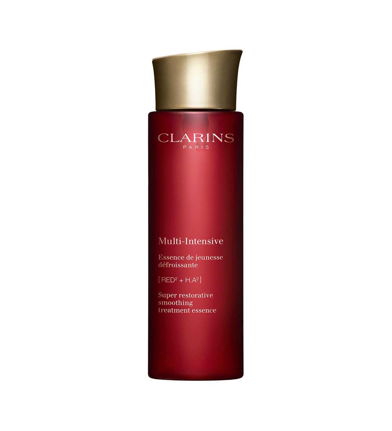 CLARINS Super Restorative Treatment Essence - Anti-Aging Face Lotion for Mature Skin | Smooths Pores Softens Skin & Restores Radiance | 6.7 Fl Oz - International Shipping Available - Buy Online on SooperMarket.com