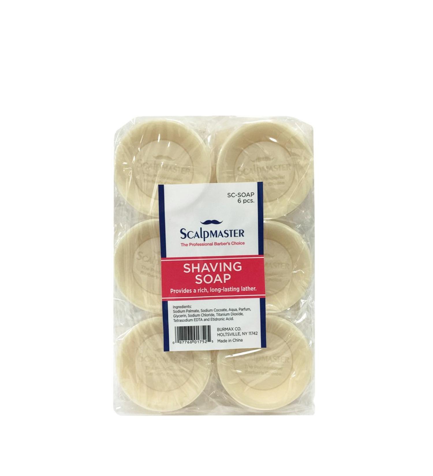 Scalpmaster Shaving Soap 6 Count