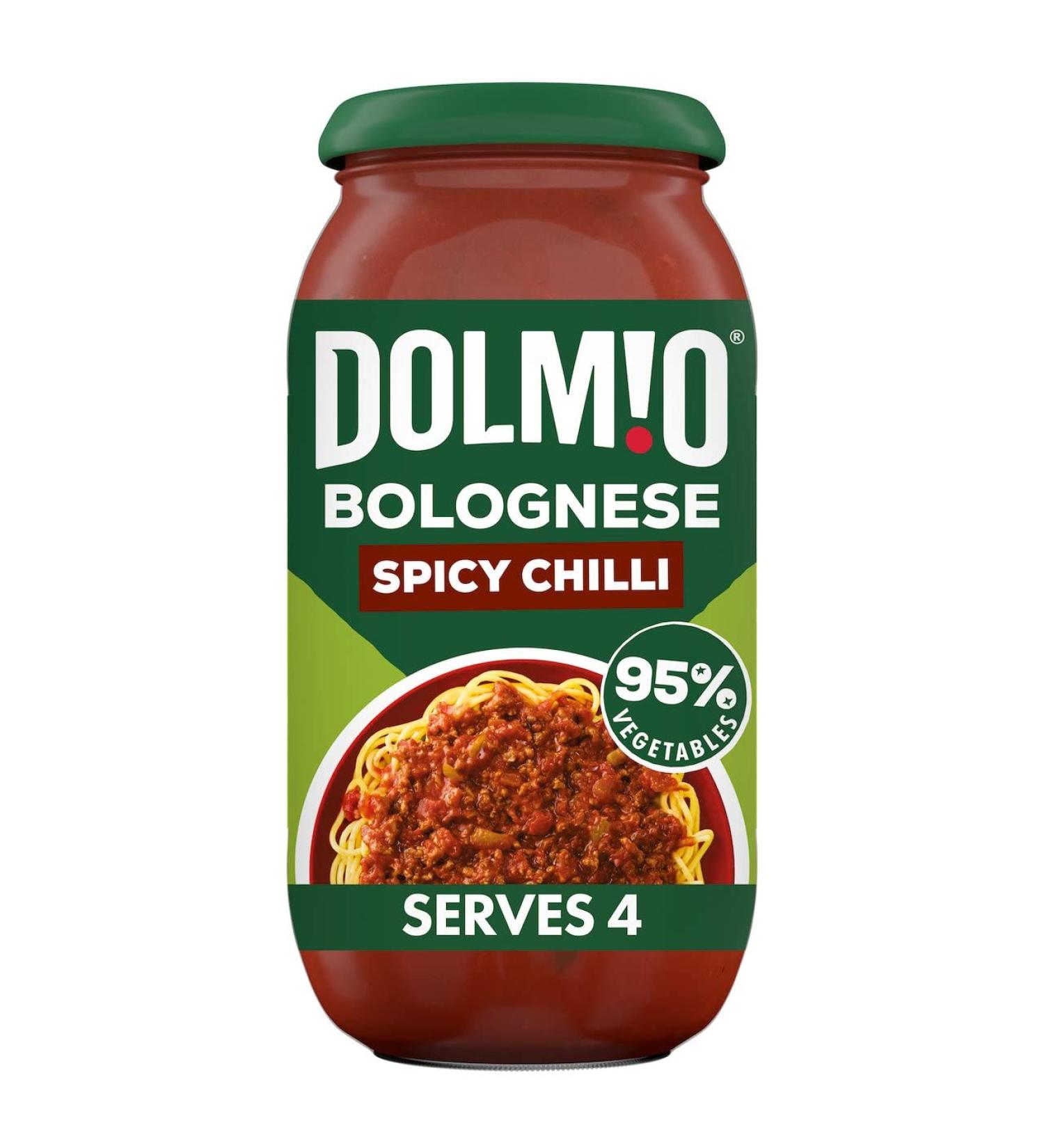 Dolmio Bolognese Intense Spicy Chilli Tomato Pasta Sauce 500g - Pack of 1 - Buy Online on SooperMarket.com
