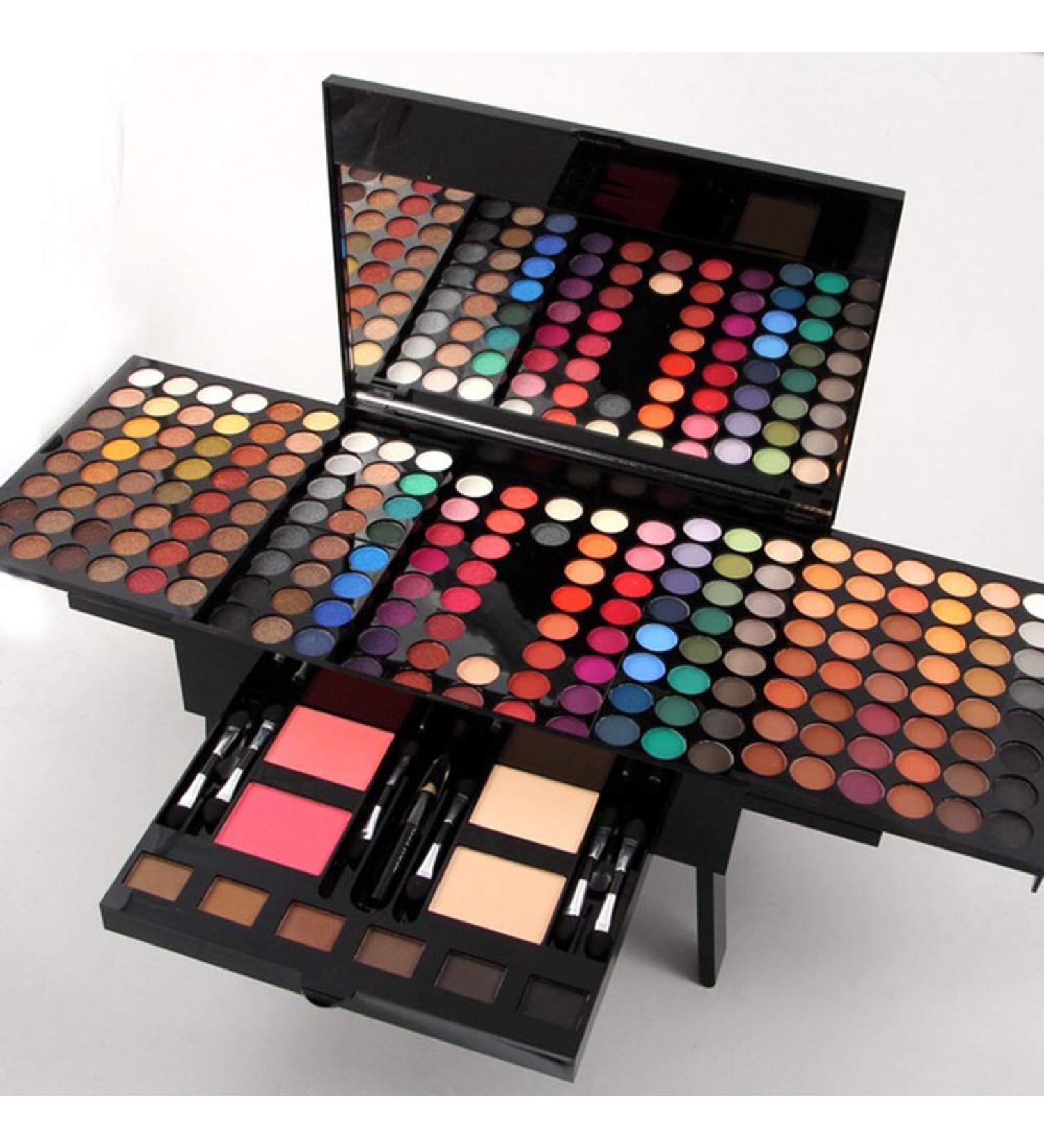 DISAAR 180 Colors Matte Eyeshadow Makeup Powder Blush Brow & Eyeliner Set - Buy Online on SooperMarket.com