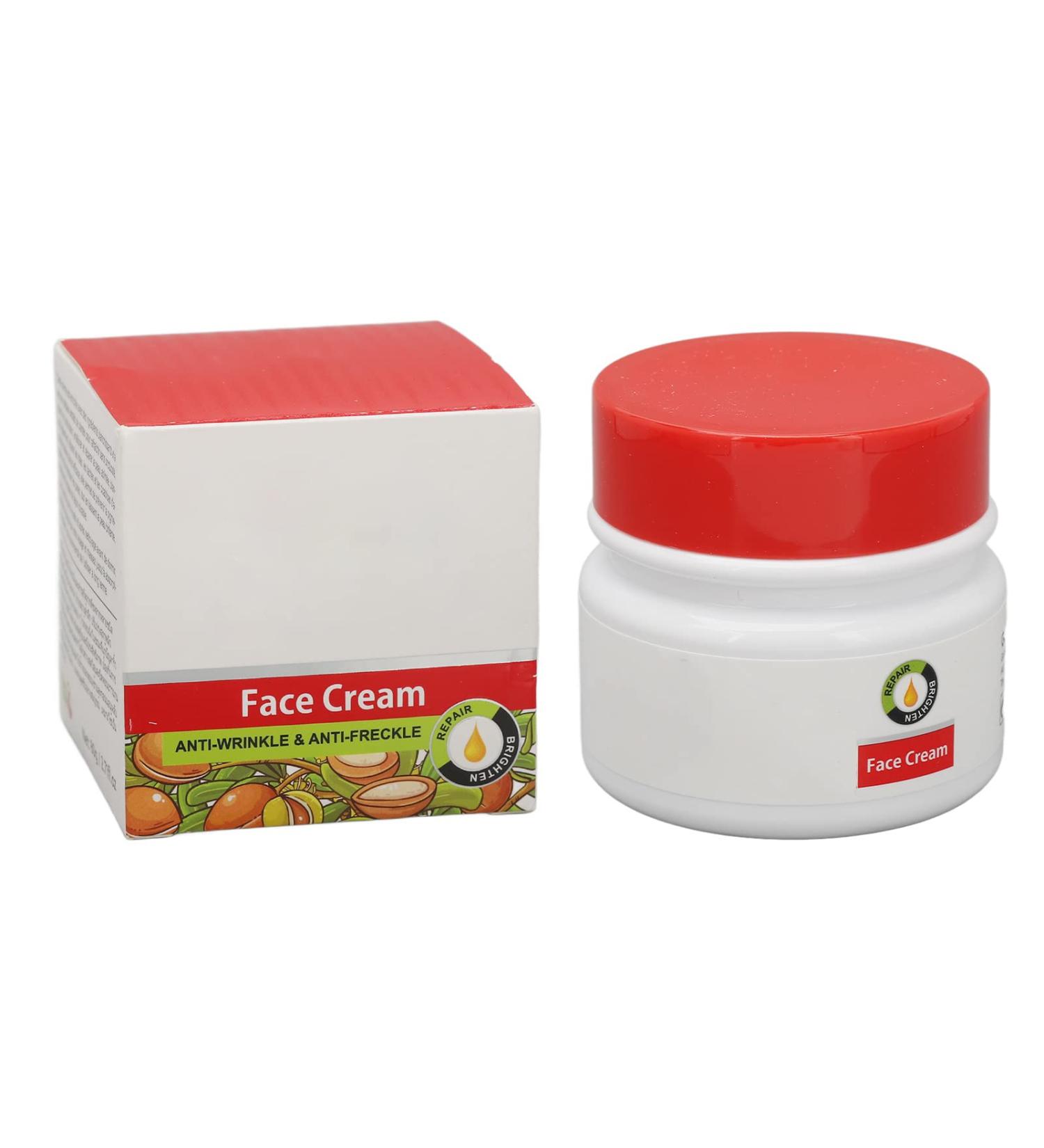 Argan Oil Skin Cream for Woman 2.8oz 80g Argan Oil Face Cream Mousse Texture Reduce Pores Whiting Nourishing Facial Cream Day Cream - Buy Online on SooperMarket.com