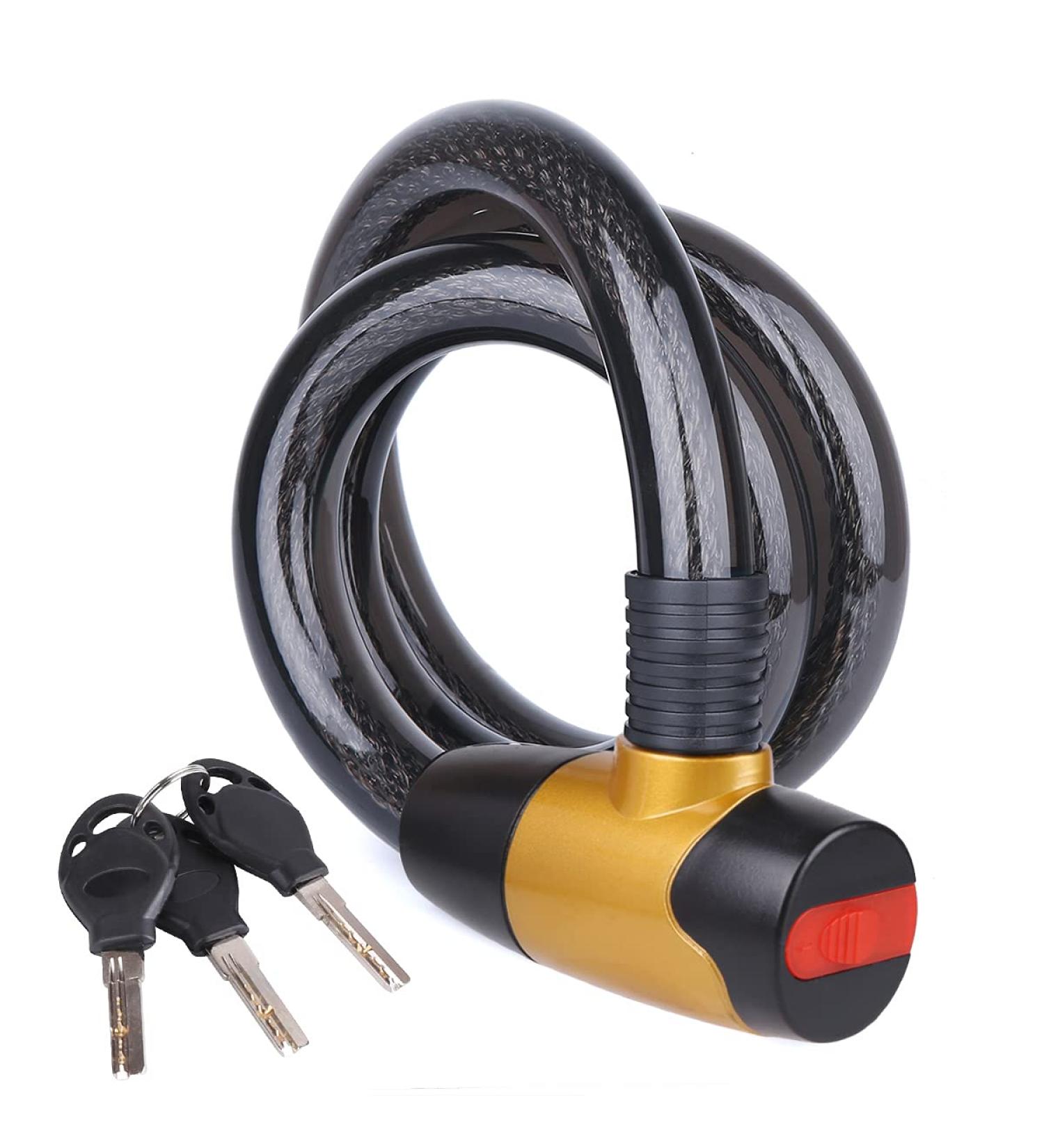 Cable Lock Bike Lock Motorcycle Lock Lock Warehouse  Gate  Very Strong. - Buy Online on SooperMarket.com
