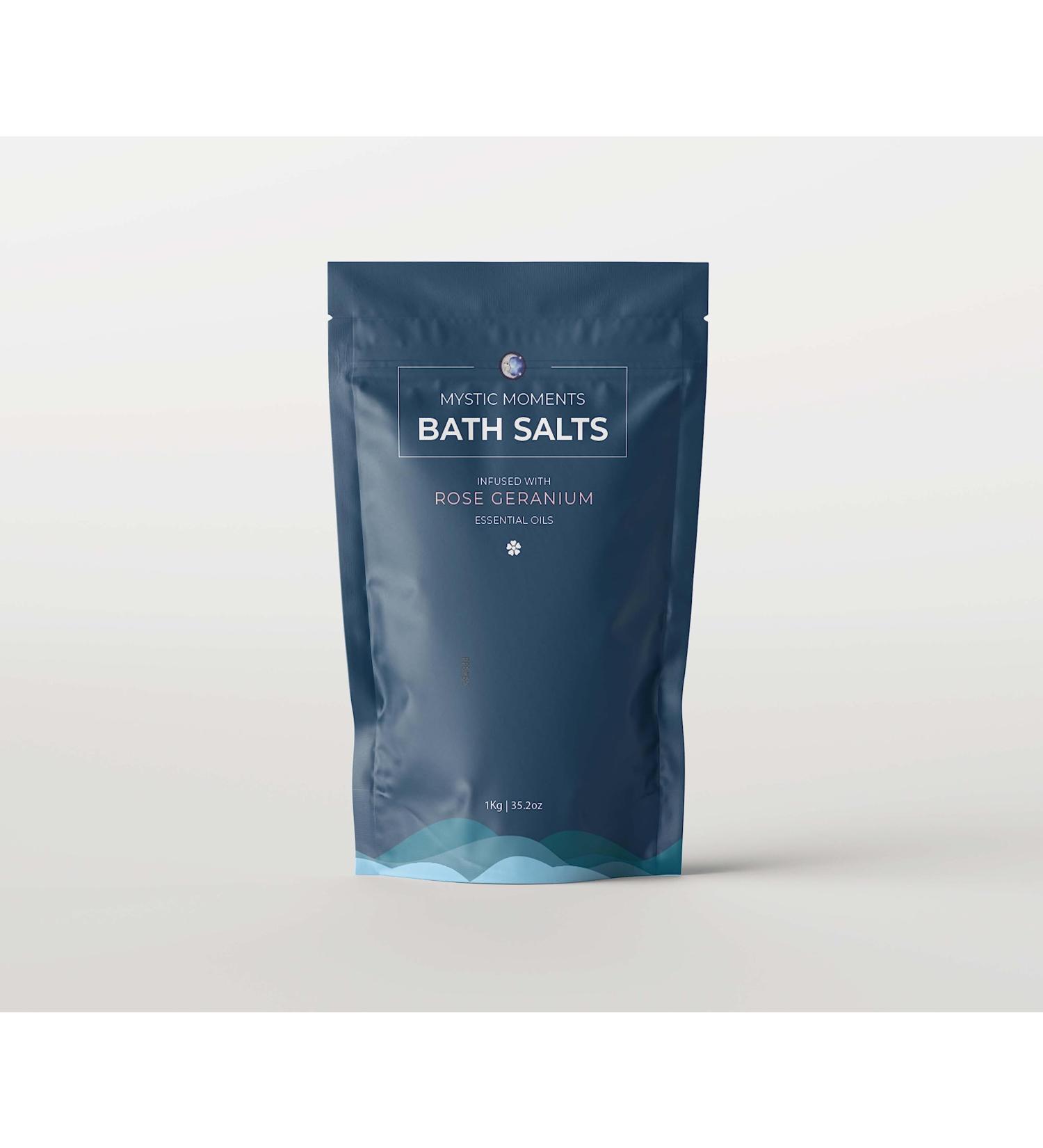 Premium Rose Geranium Bathing Salt - 1kg for Relaxation & Wellness | International Shipping Available - Buy Online on SooperMarket.com
