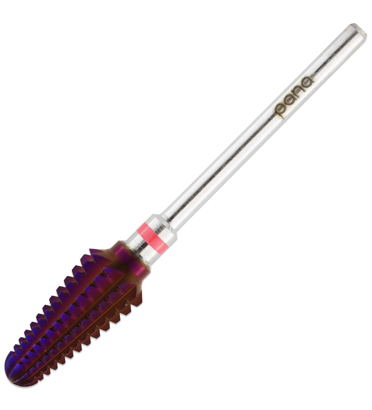 PANA USA 3/32 Purple Tornado Nail Carbide Drill Bit - Fast Acrylic & Gel Removal - Professional Manicure Pedicure Tool - Buy Online on SooperMarket.com