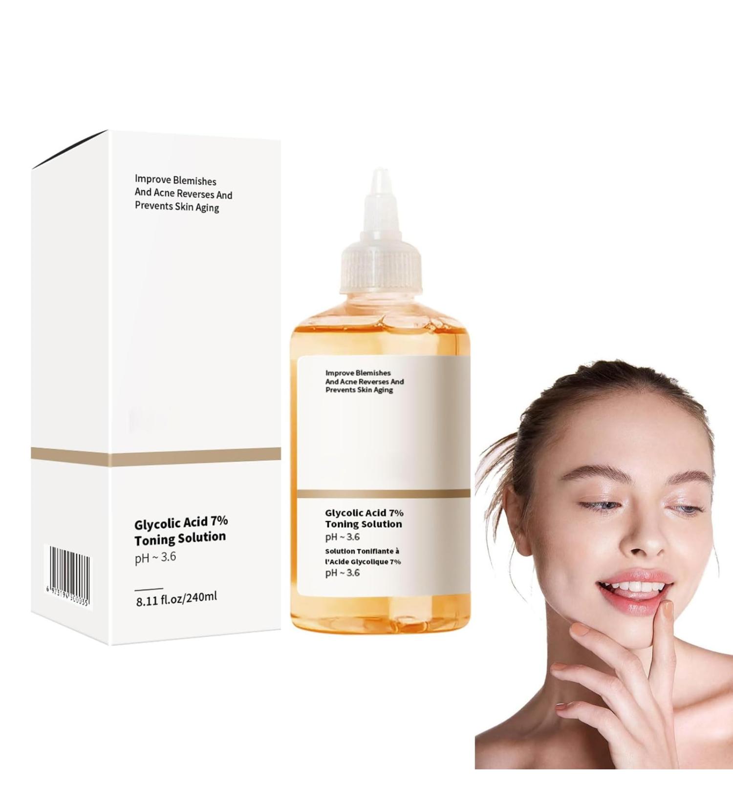 Glycolic Acid 7% Toning Solution Glycolic Acid Toner Glycolic Acid 7% Toning Resurfacing Solution Moisturize & Strengthen Skin Exfoliating Glycolic Acid 7% Toning Solution 240 ml - Buy Online on SooperMarket.com