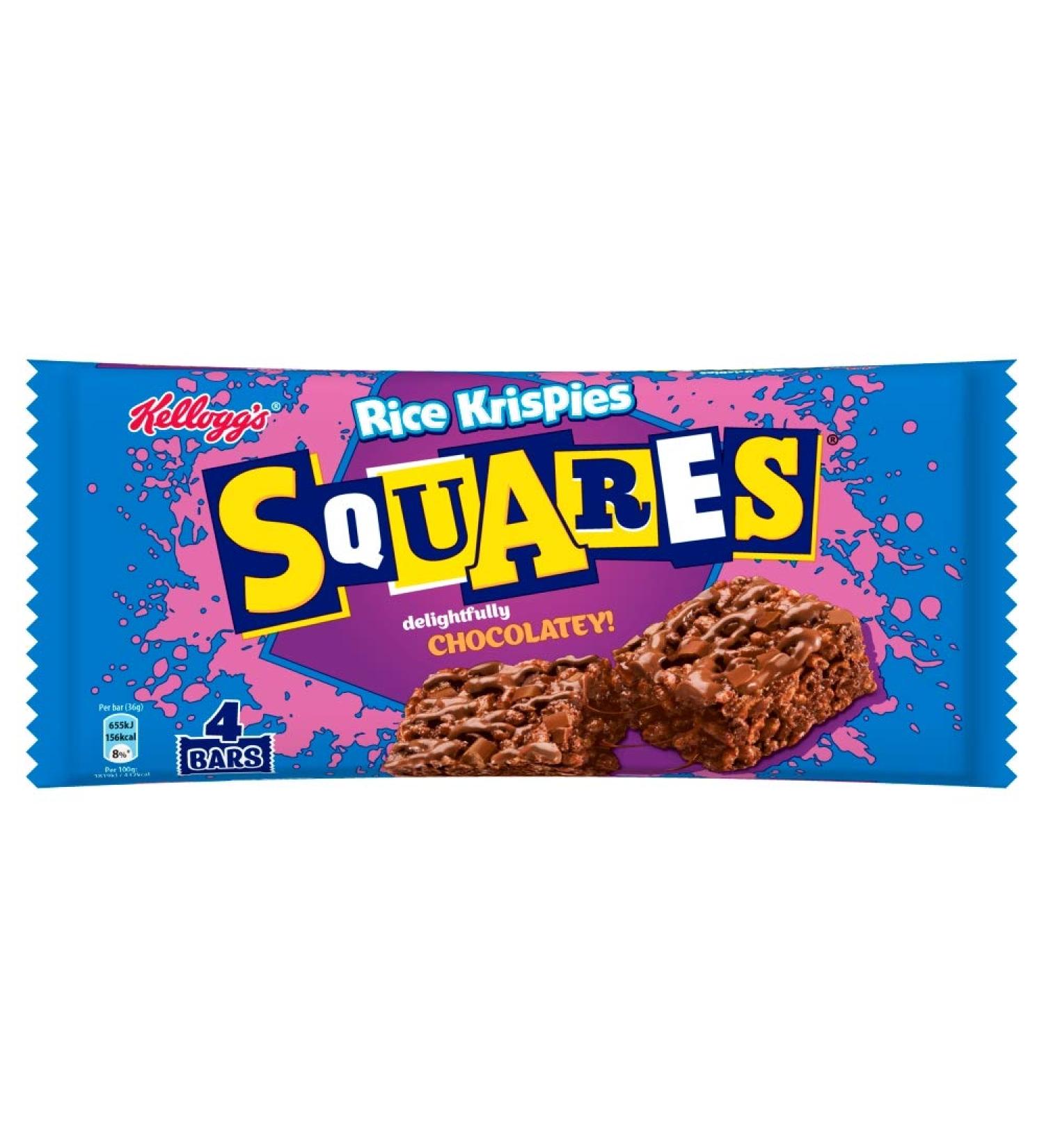 Rice Krispies Squares Kellogg's Rice Krispies Squares Totally Chocolatey Snack Bar 36 g