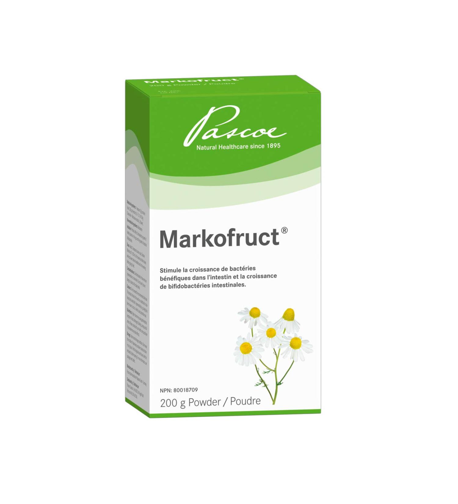 Pascoe - Markofruct Prebiotic Powder to stimulate the growth of healthy bacteria in the gut and the growth of intestinal bifidobacterial Made with Chamomile and inulin (Oligofructose) Dissolves in hot water to drink like a tea 200 g 200 g (Pack of 1) - Buy Online on SooperMarket.com