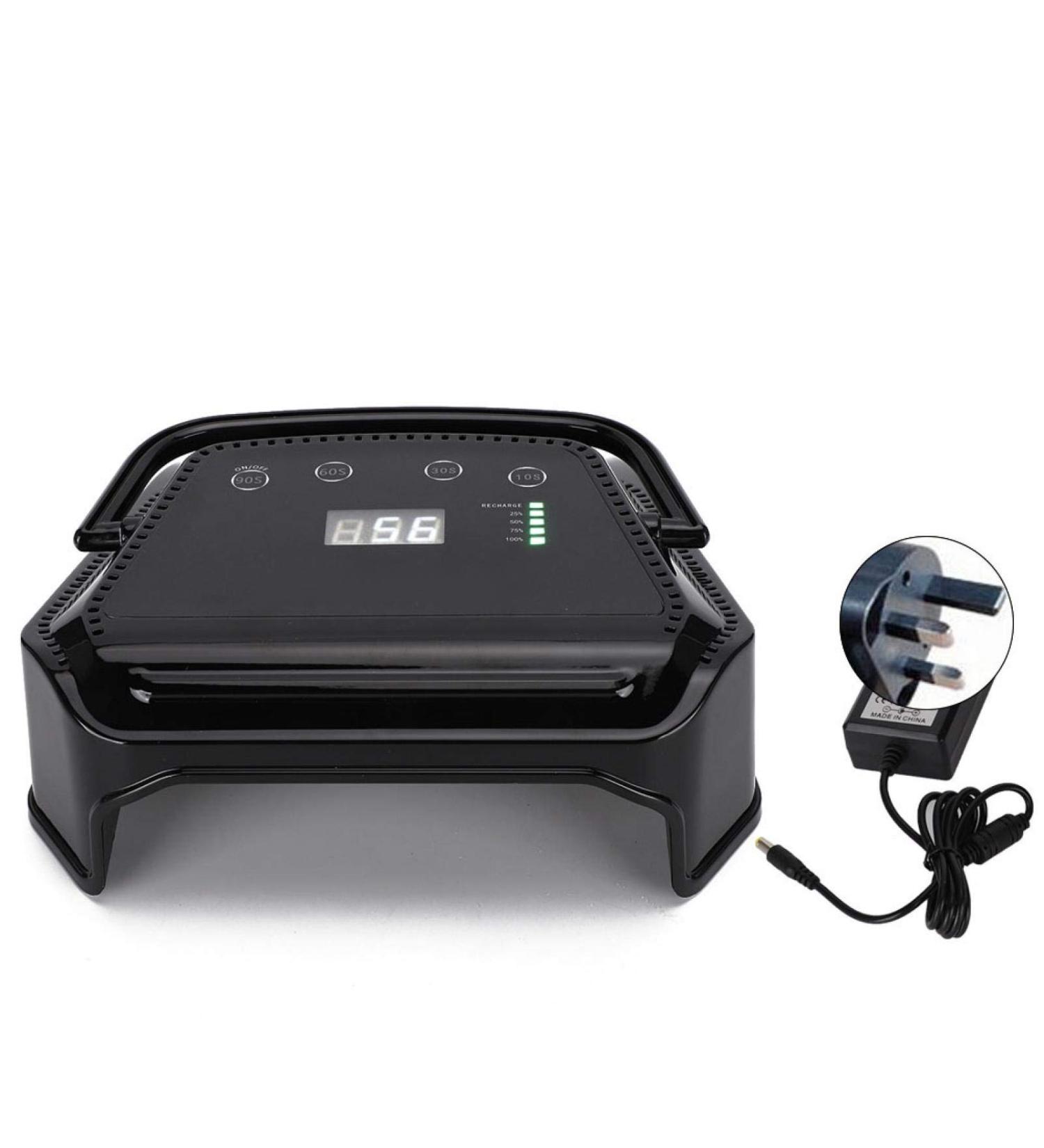 UV LED Nail Lamp 72W Professional Gel Nail Polish Dryer Nail Gel Curing Light Rechargeable Nail Gel Drying Light with LED Digital Display for Nail Salon Home Use(UK) - Buy Online on SooperMarket.com