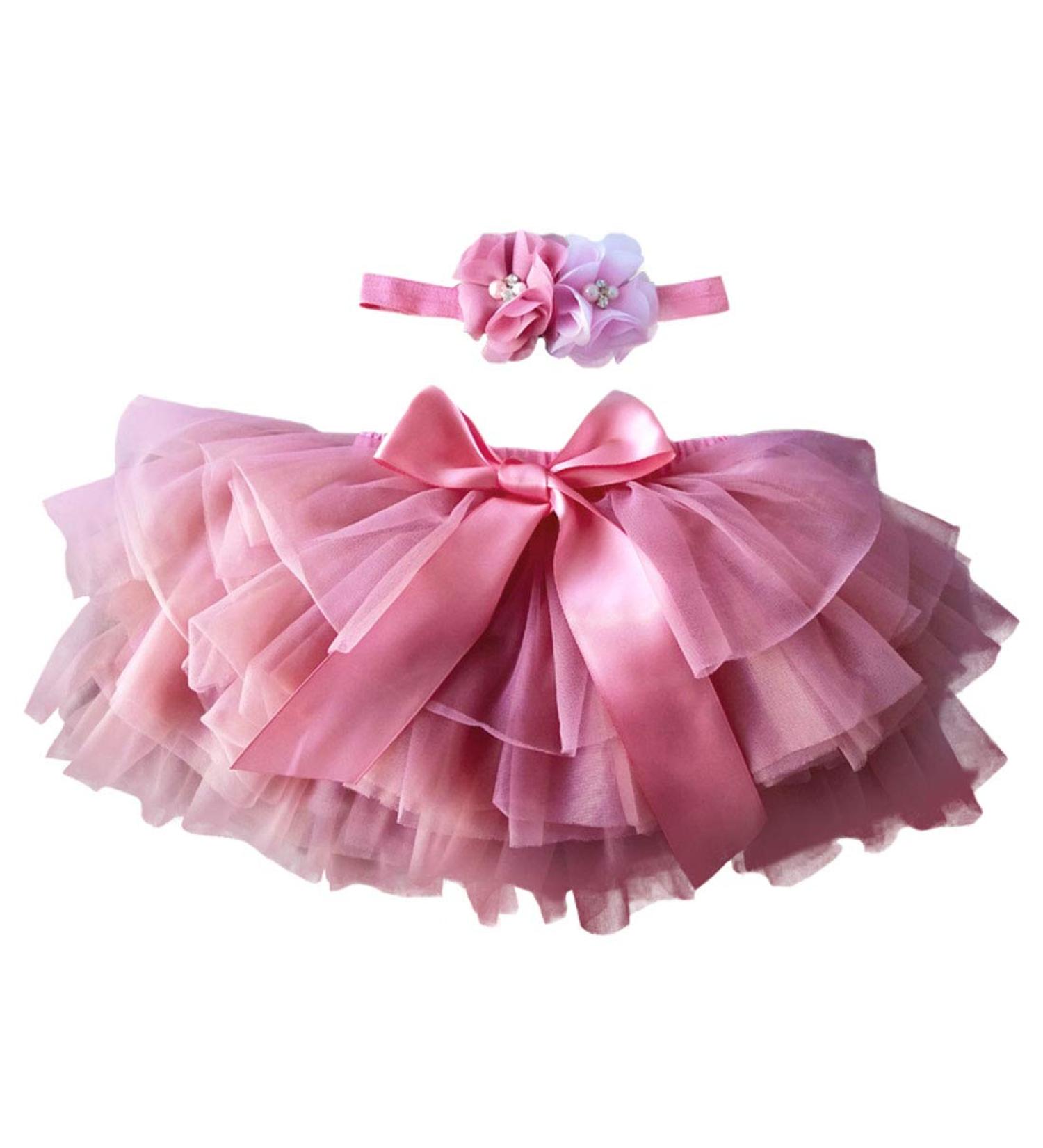 YONKINY Tutu Skirt & Headband Set for Newborn Baby Photography | Princess Tulle Skirt for Birthday | 2-3 Years | Rossa Anguria - Buy Online on SooperMarket.com