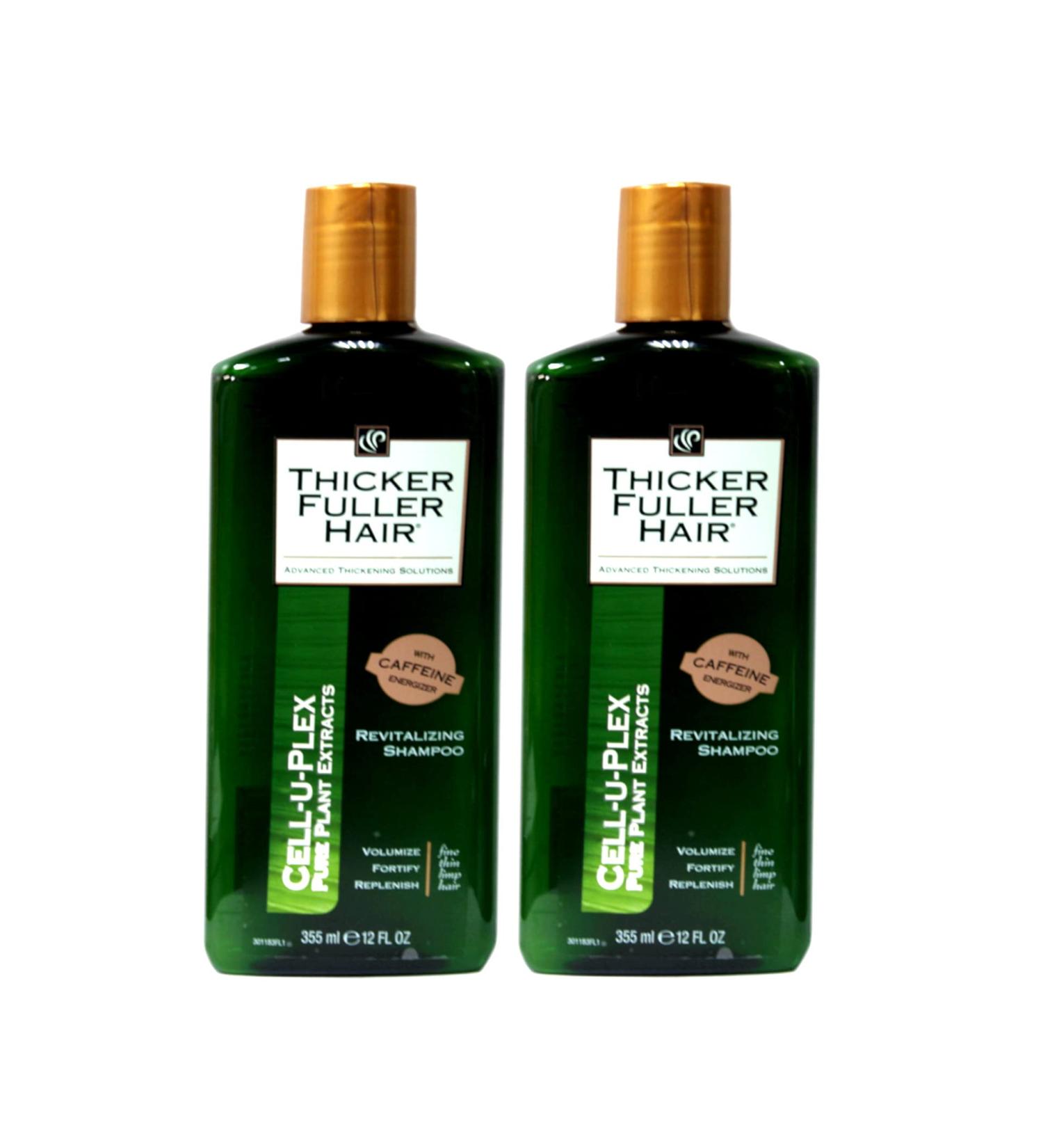 Thicker Fuller Hair Revitalizing Shampoo 12 fl oz - Pack of 2 | Get Voluminous Hair - Buy Online on SooperMarket.com