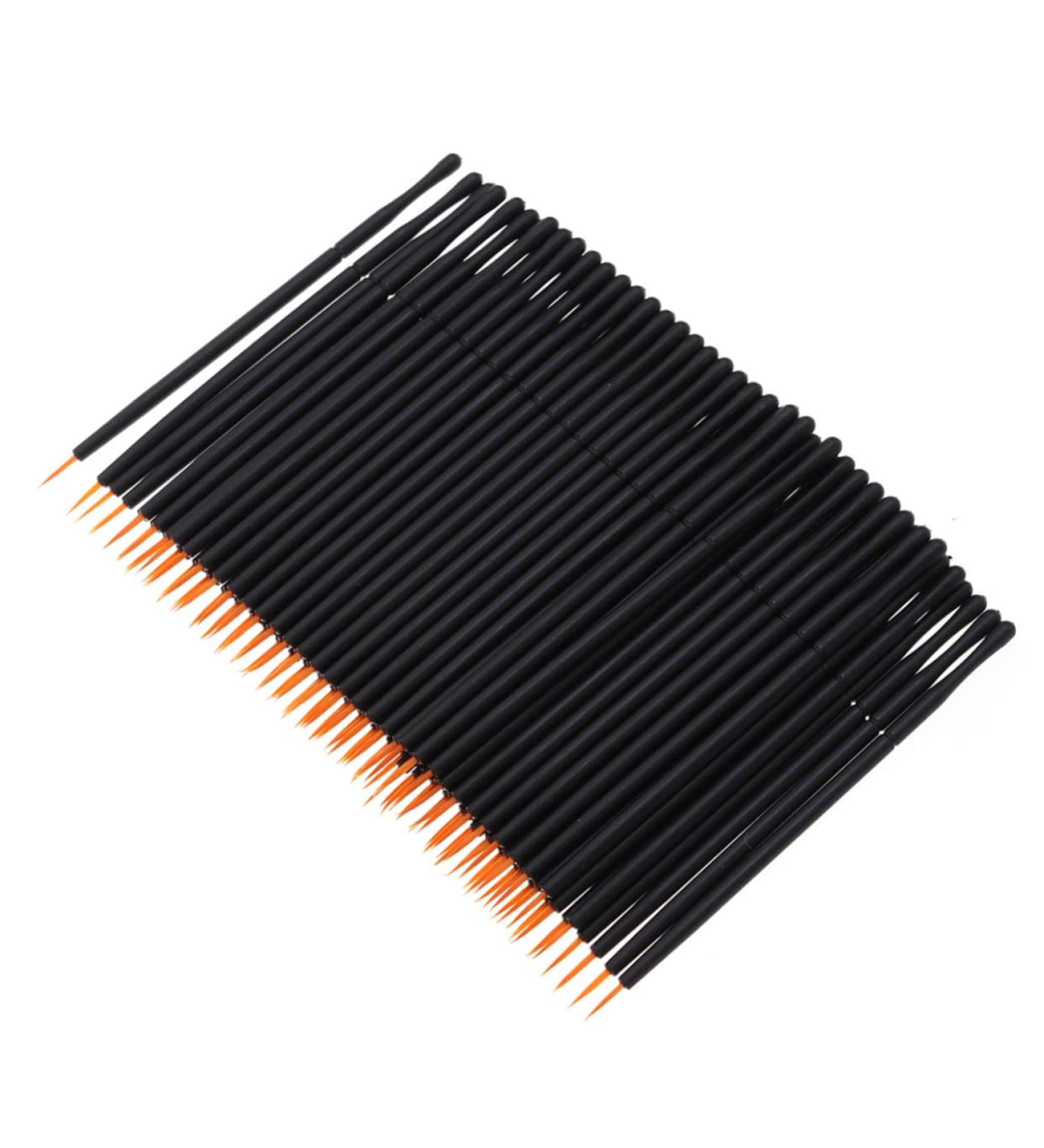Housoutil 100pcs Tools Applicator Makeup Golden Eyeliner Disposable Wand Beauty medium Black - Buy Online on SooperMarket.com