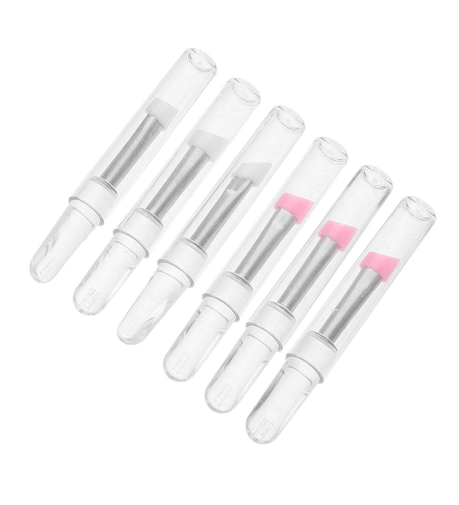 Baluue Perm Mascara Brush Lip Balm Applicator Cream Eyeshadow Brush Small Eyeshadow Brush Eye Cream Plastic - Buy Online on SooperMarket.com