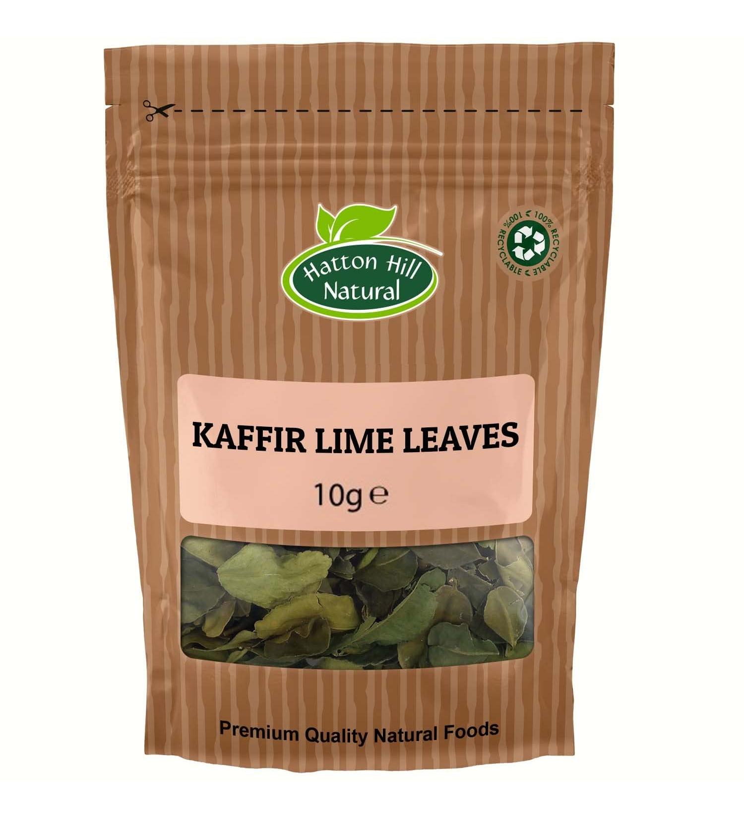 Dried Kaffir Lime Leaves 10g (Vacuum Dried) by Hatton Hill