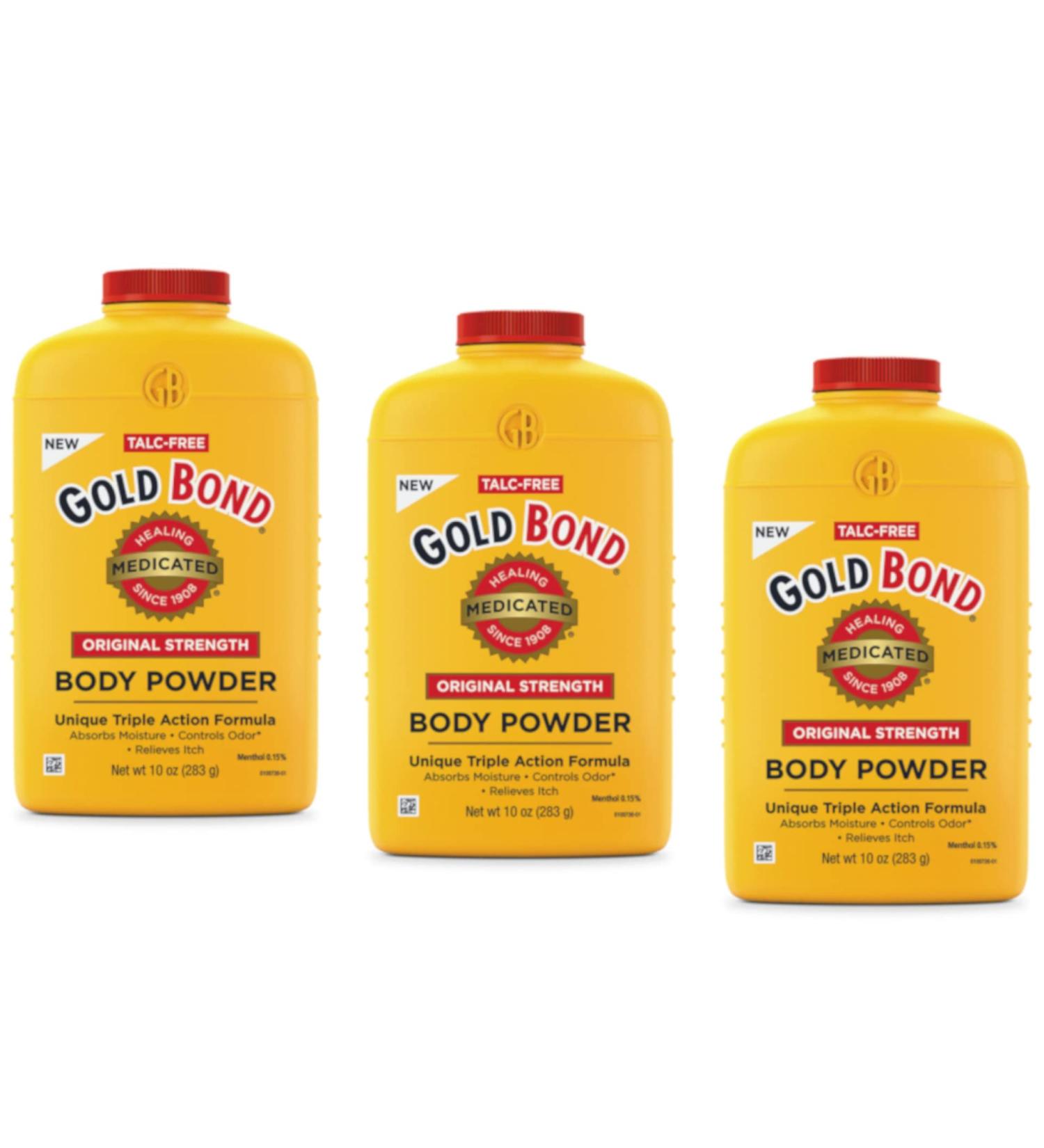 Gold Bond Medicated Powder 10 Ounce (3 Pack) (Talc-Free) - Buy Online on SooperMarket.com
