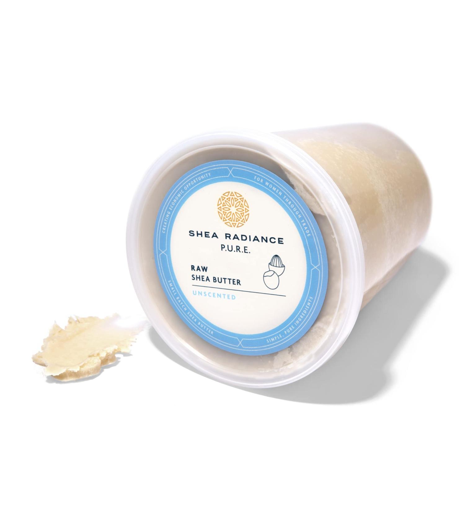 Organic Shea Radiance Unrefined Shea Butter - 32oz | Moisturizer for Face, Body, Hands, Skin & Hair - Unscented & Suitable for All Skin Types - Buy Online on SooperMarket.com