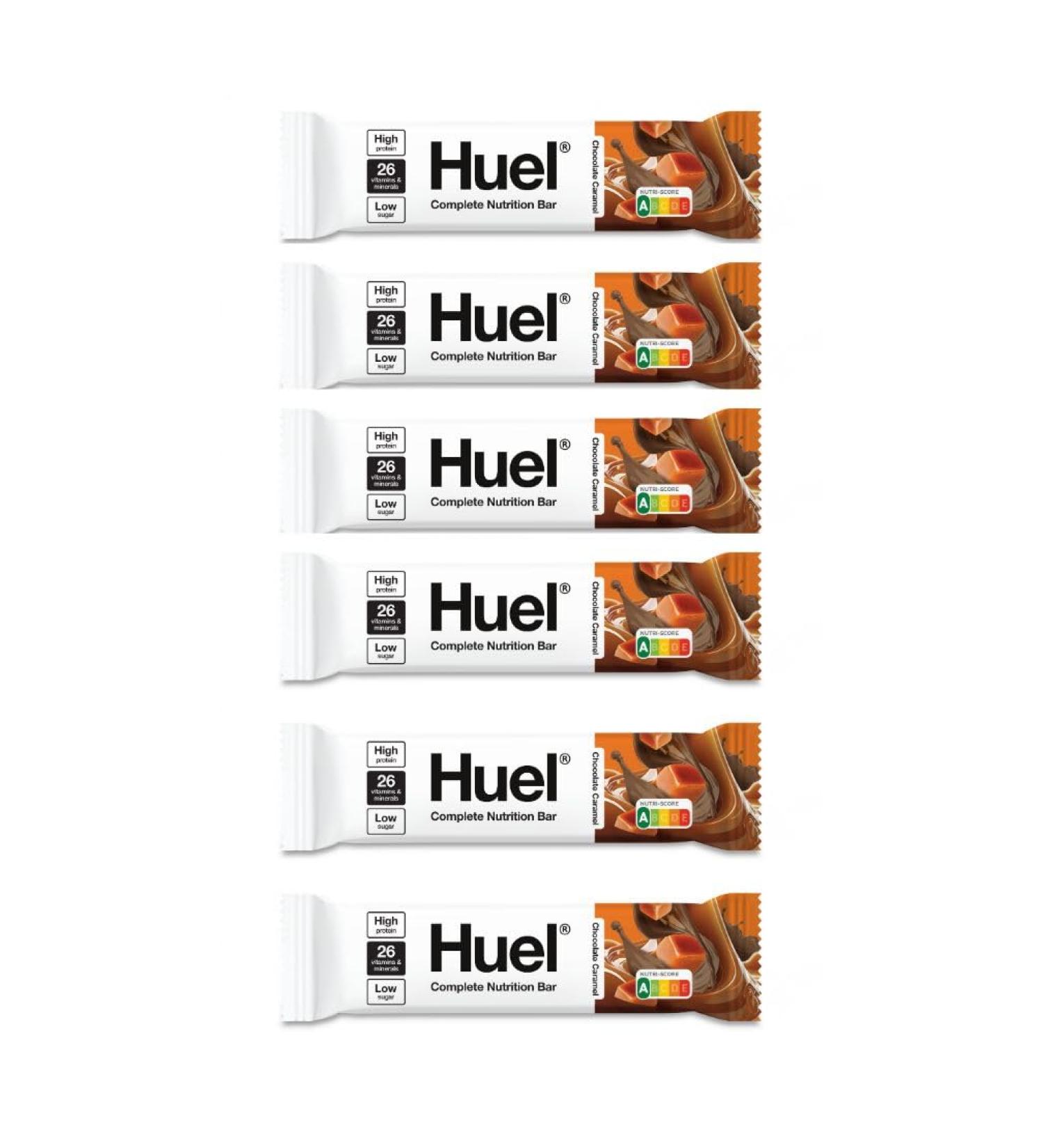 6 x 51g Nutrition Chocolate Caramel Breakfast Snack Bar Low Sugar 26 Calorie Lunch Food Ready Meal